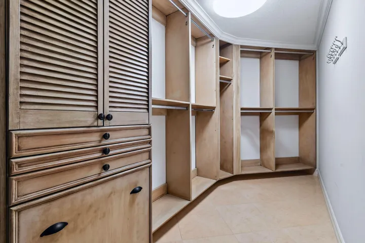 Primary Walk-in Custom Built Closet