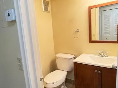 Updated bathroom.