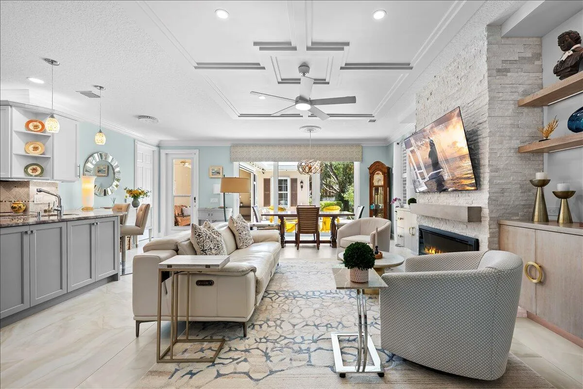 Open Living and Dining Space