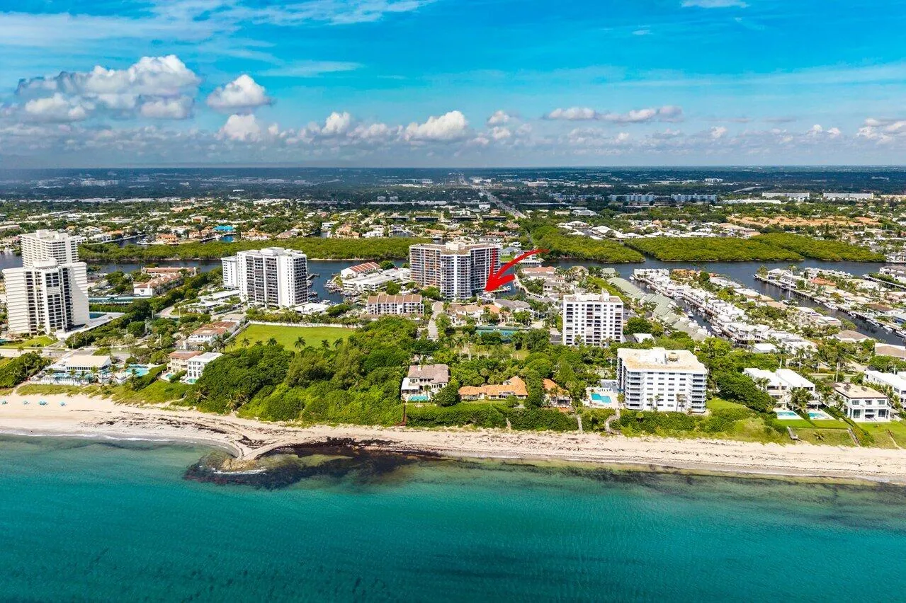 Beachfront Community Aerial View