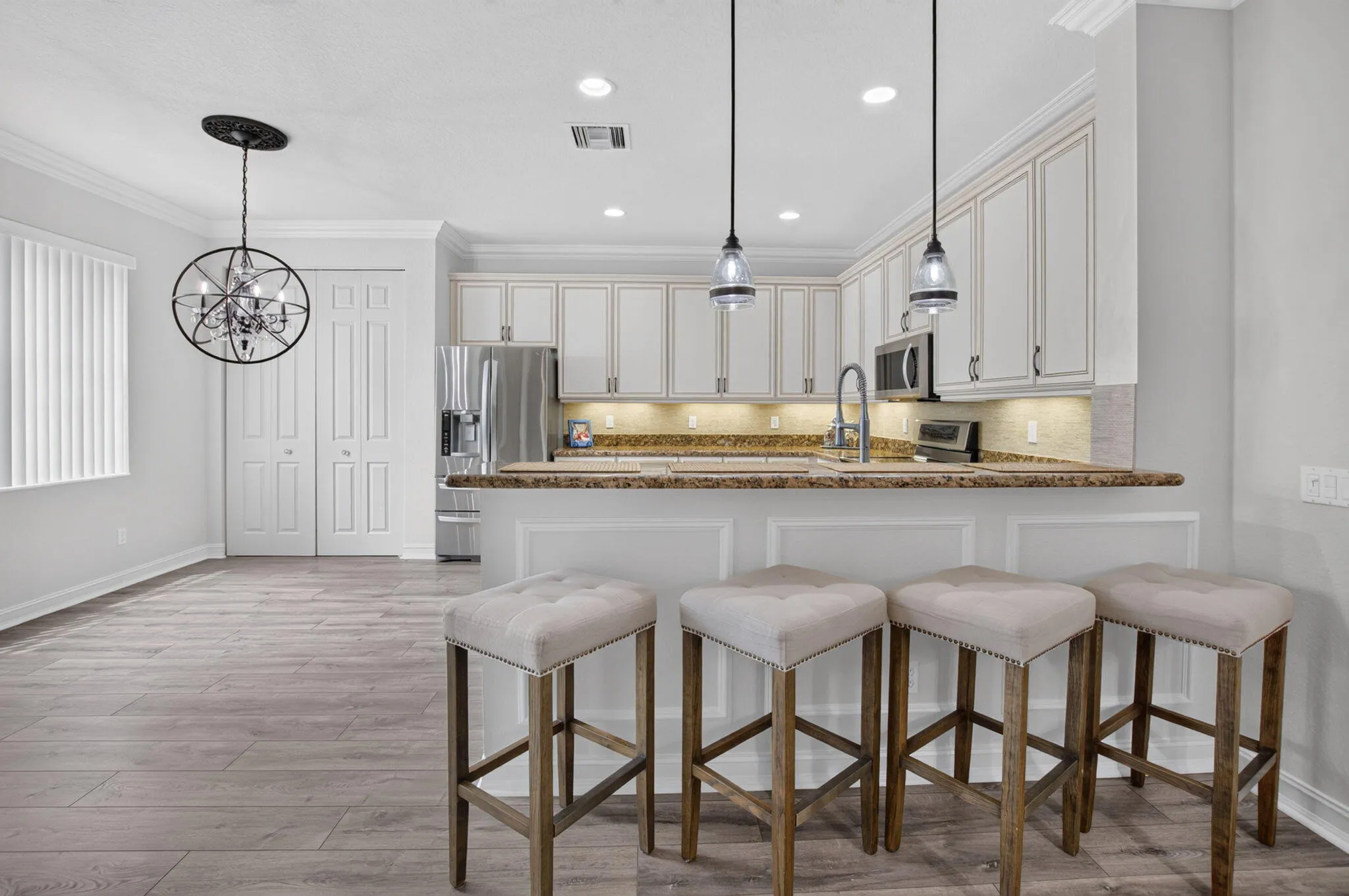 Granite Breakfast Bar Seats Four