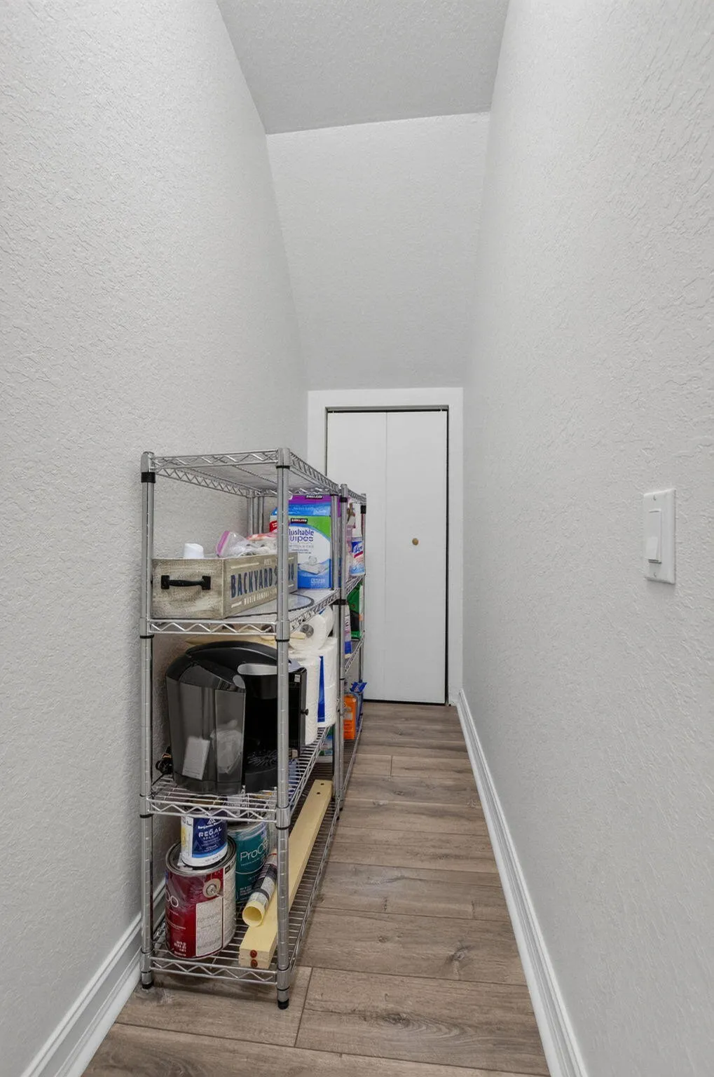 Under-Stair Storage Closet with Shelving