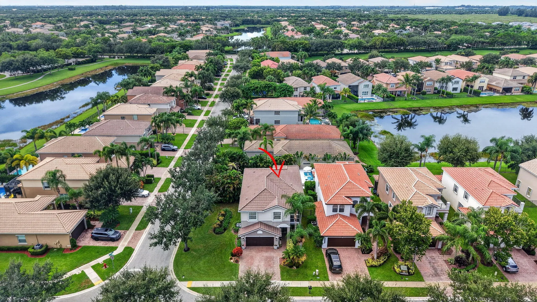 Aerial | The Home on Its Corner Lot