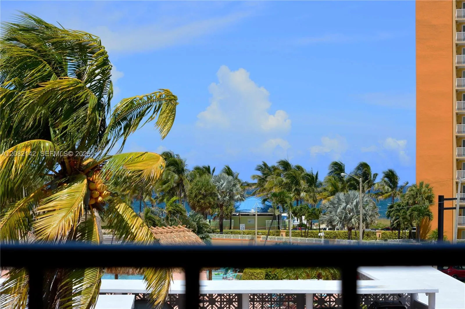 OCEAN VIEW FROM OPEN BALCONY!