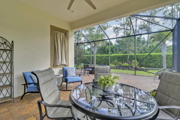 The patio and screen enclosure has been extended. This space is great for entertaining!