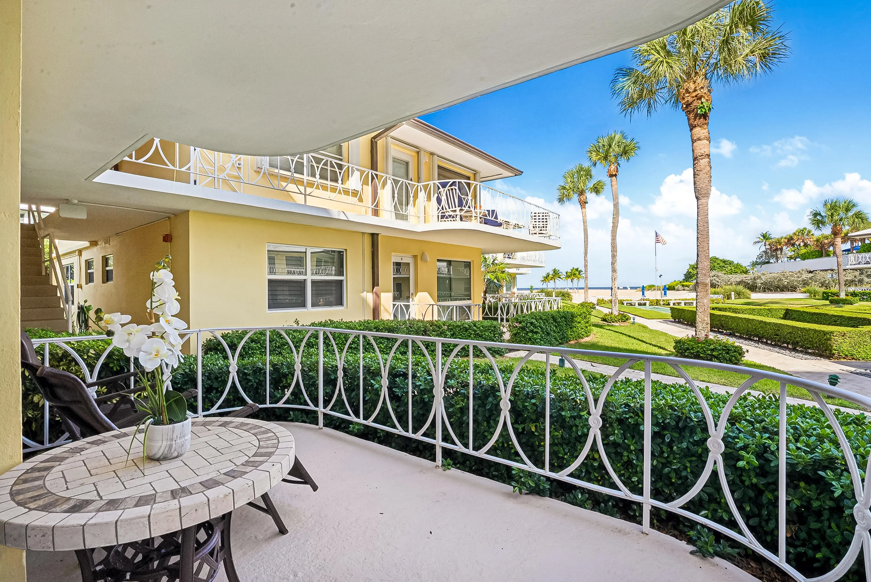 Beautiful views from wrap around balcony