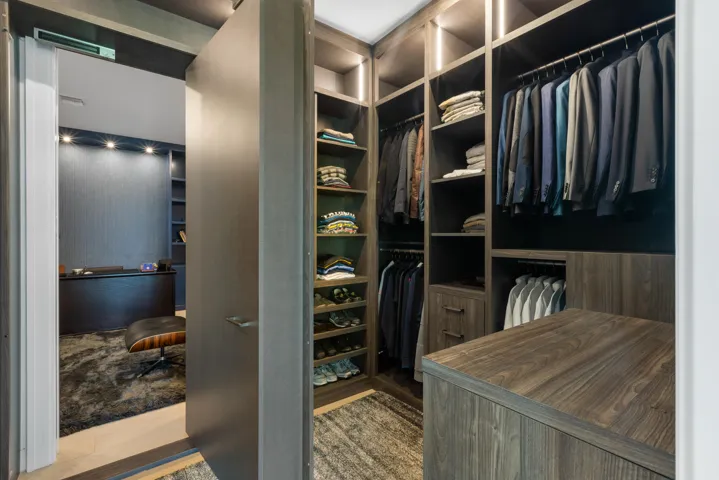Primary Suite Walk in Closet #2 with hidden door