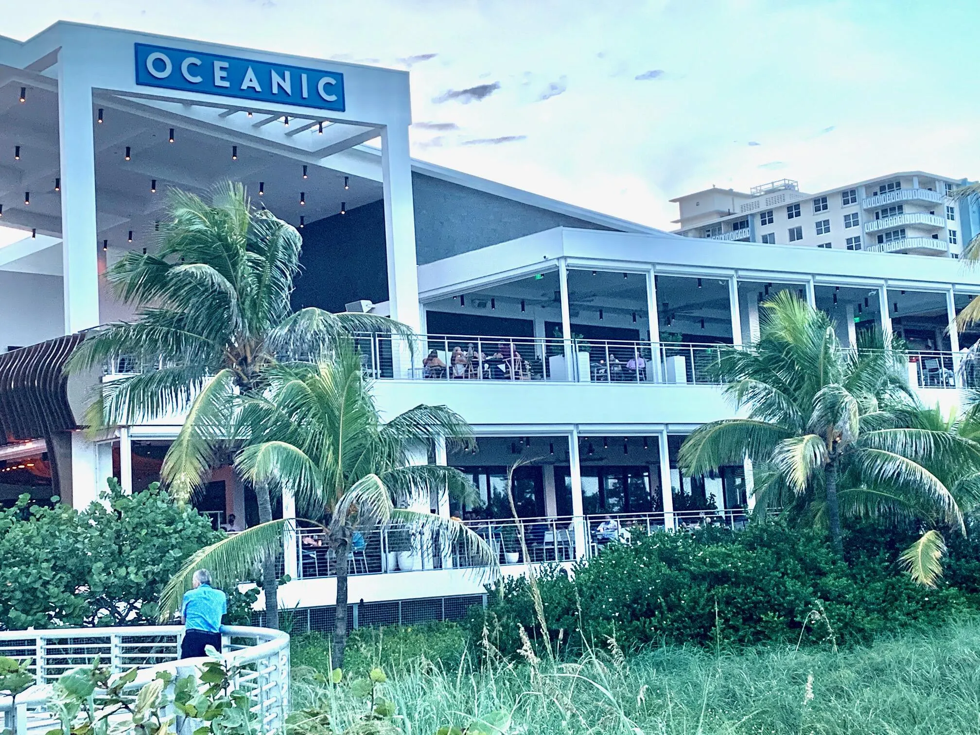 Oceanic Restaurant is an upscale restaurant on the beach.