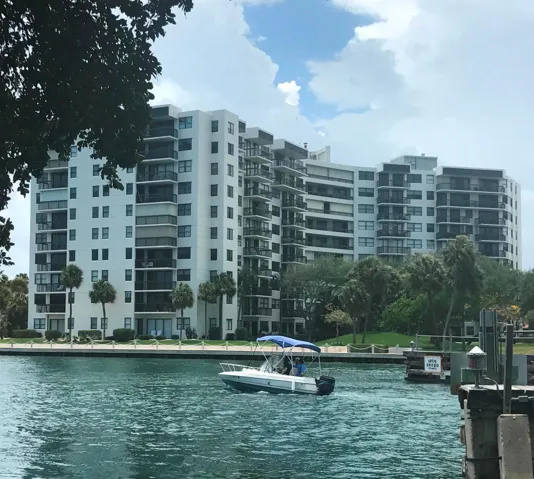 Voyager Condo is located on the West side of the Intracoastal Waterways