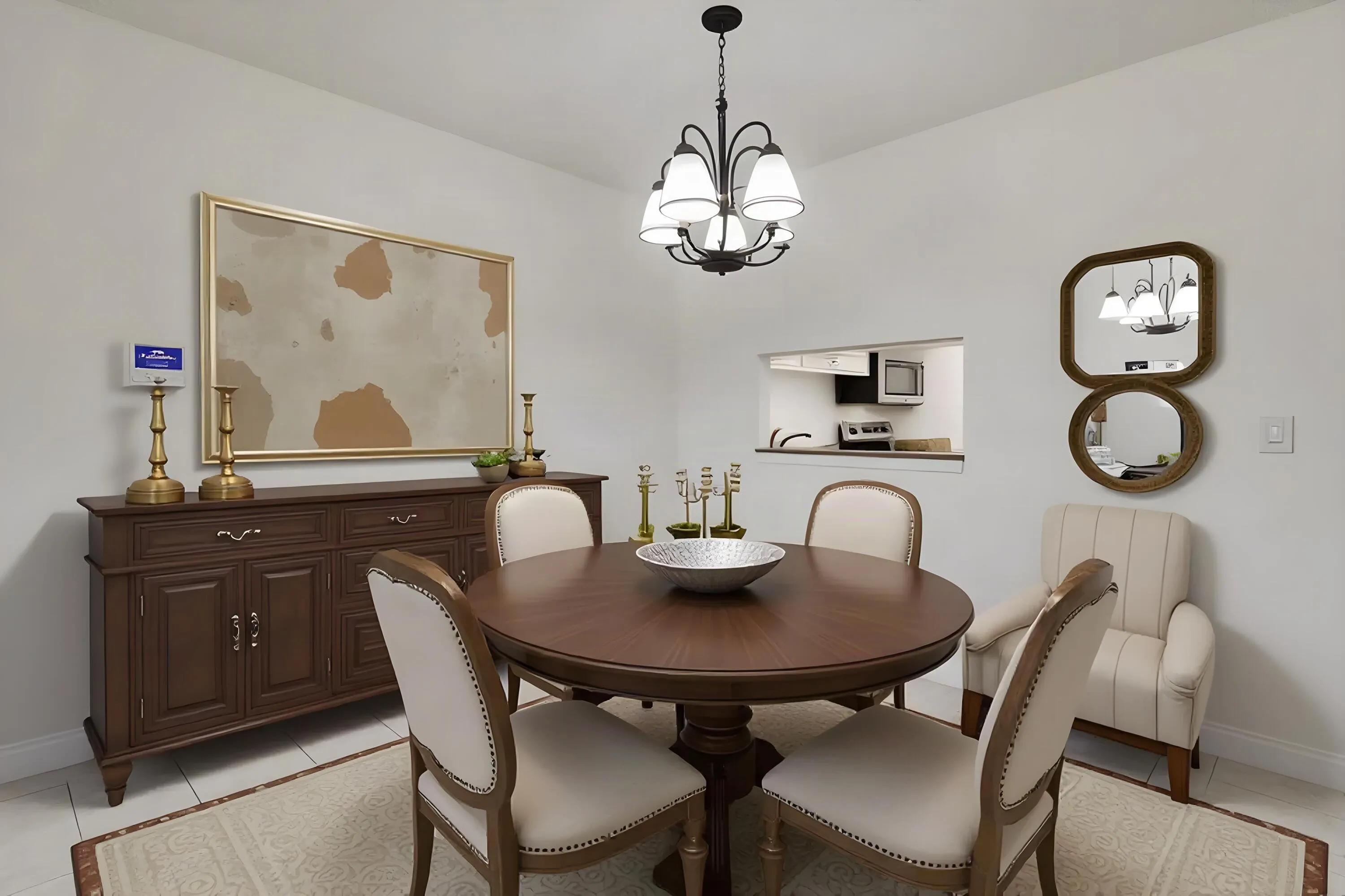 Small round table option