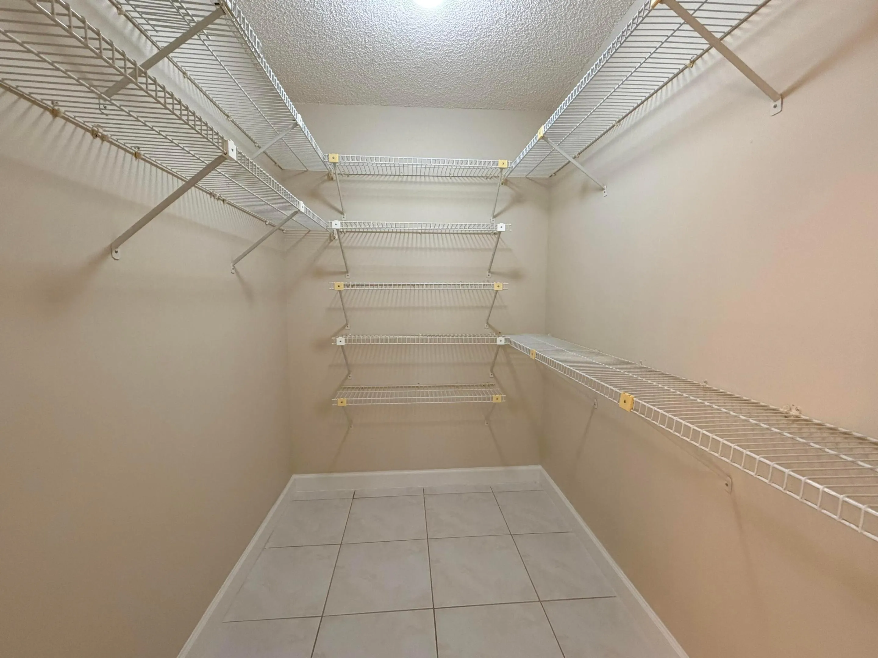 Primary closet