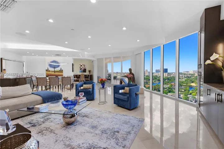 Living Room + Dining Area