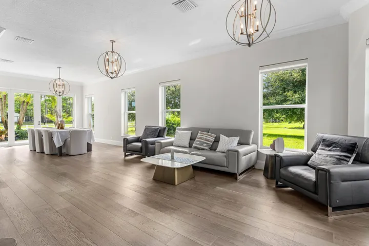 Open-concept living area