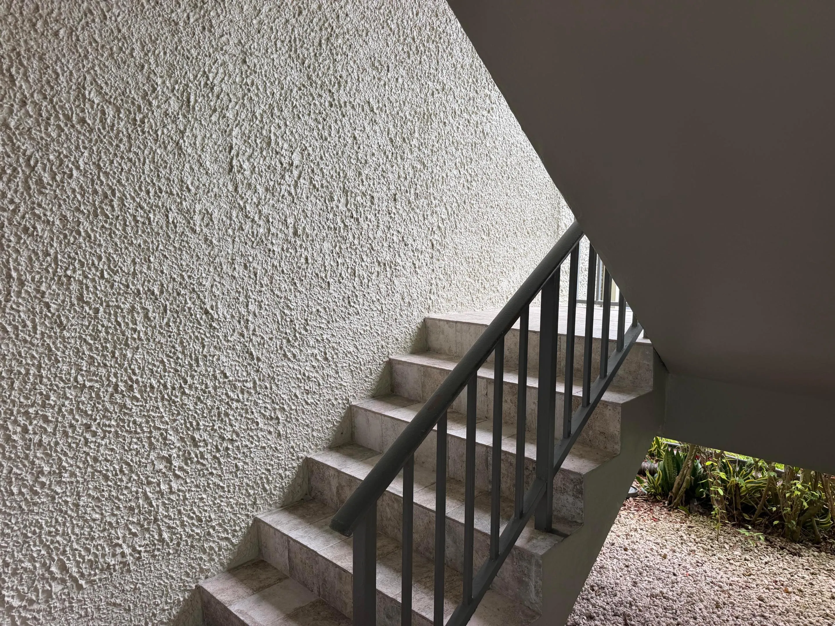 Steps leading to condo door