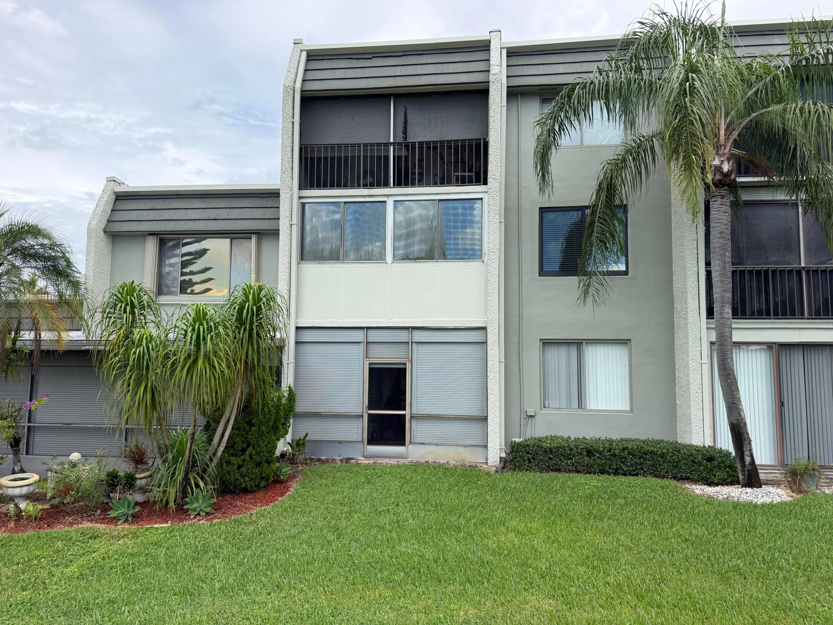 Rear of condo