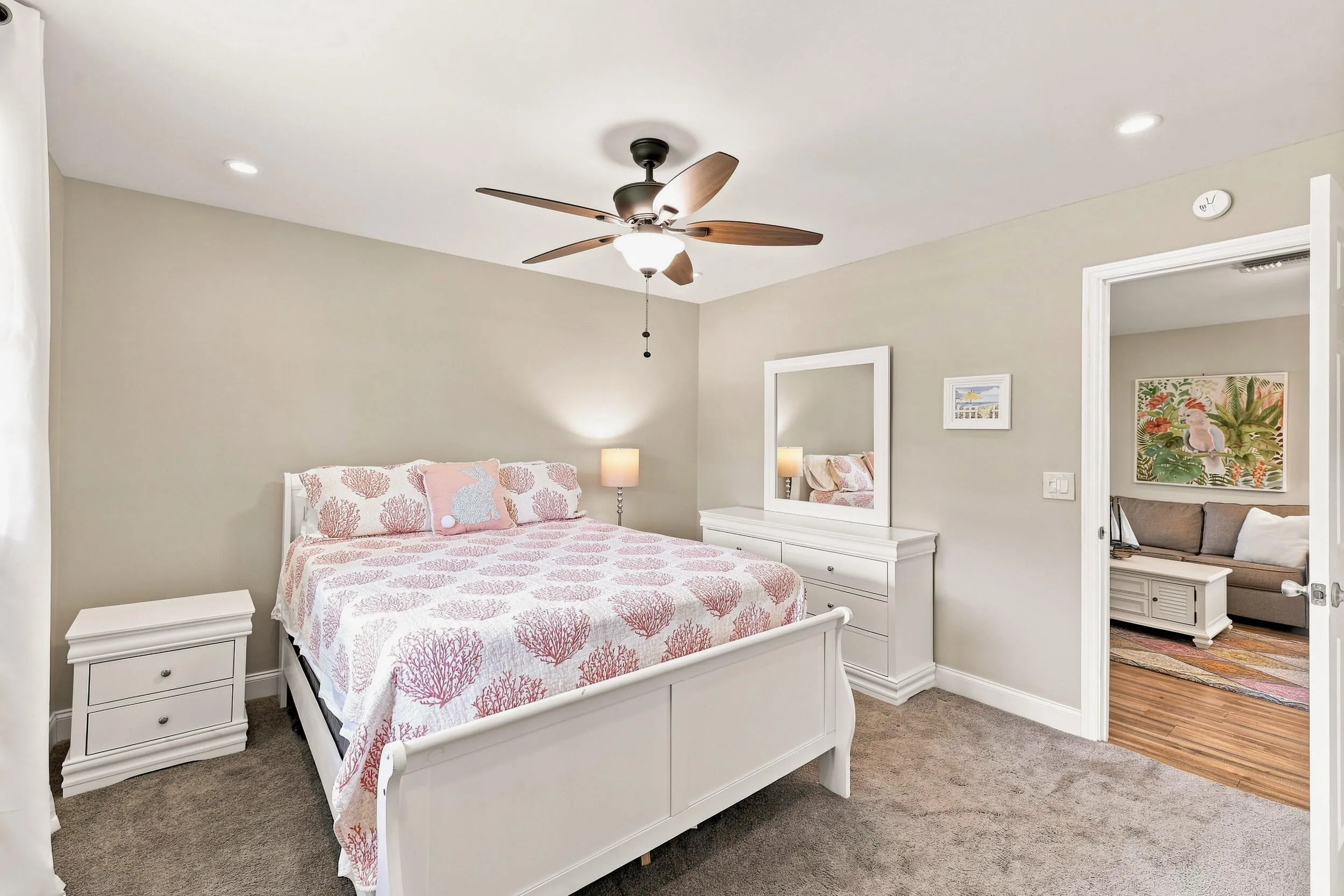 2nd bedroom with ensuite bathroom