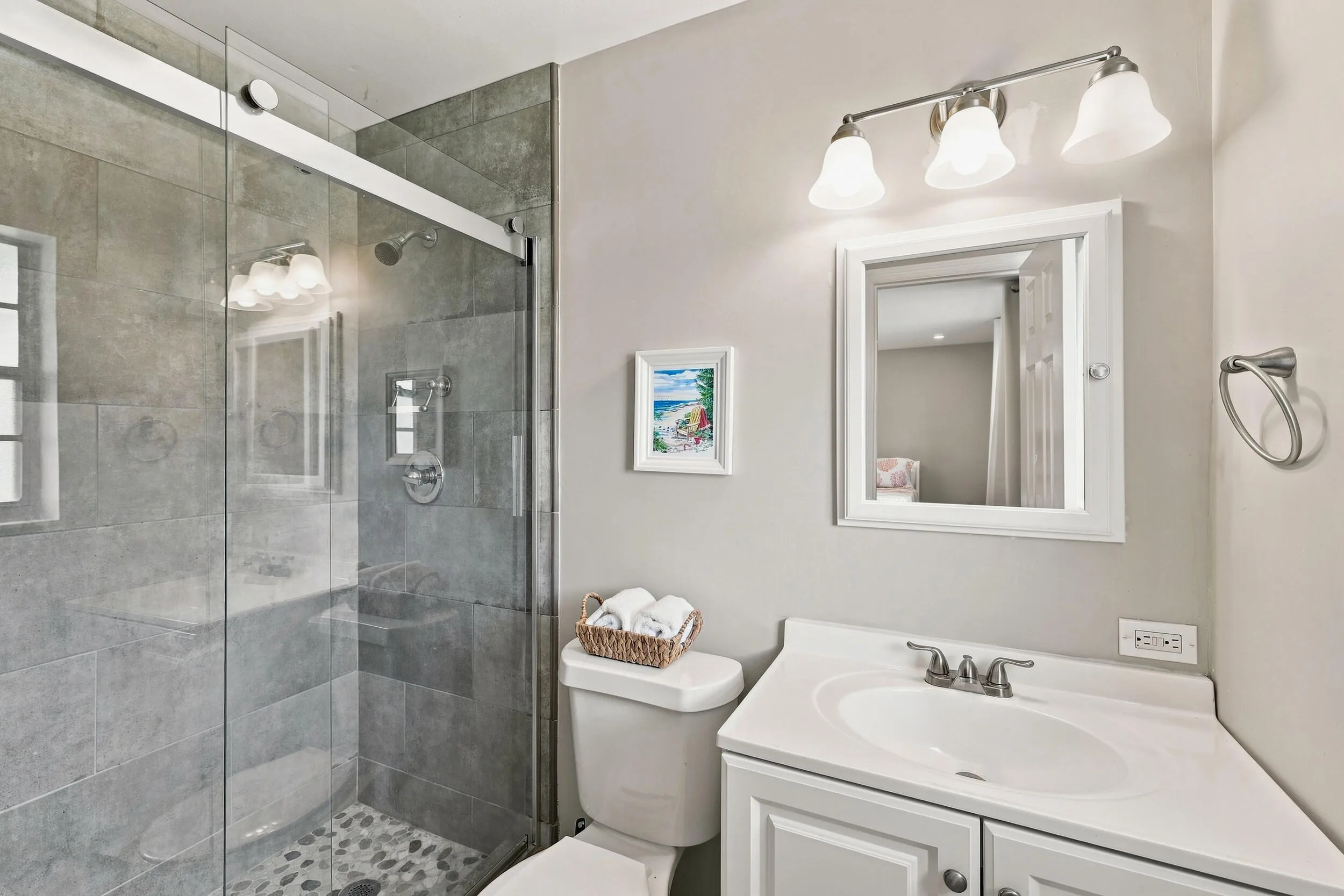 2nd bathroom with walk in shower
