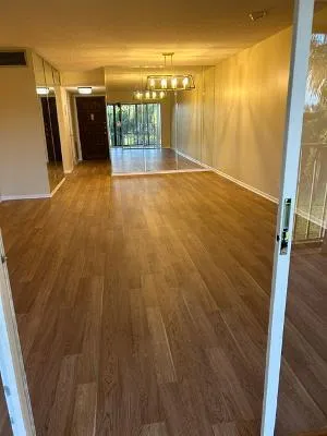 Spacious living and dining