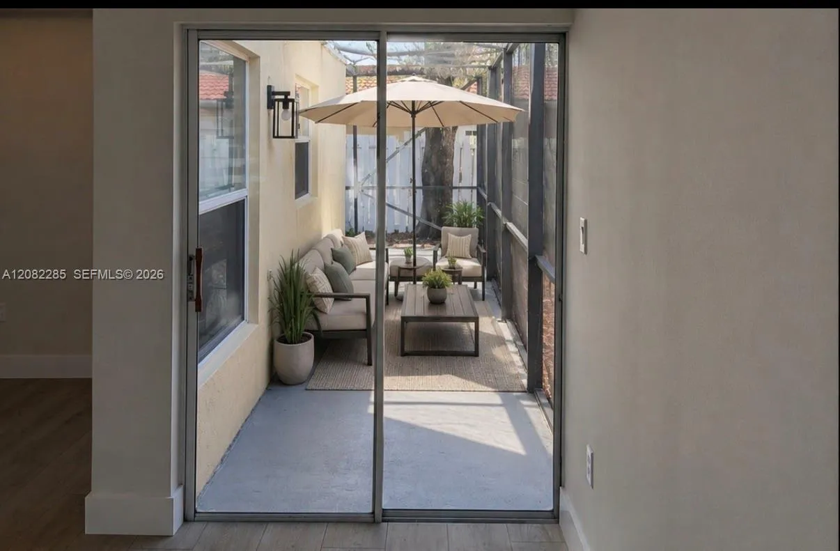 Screened porch