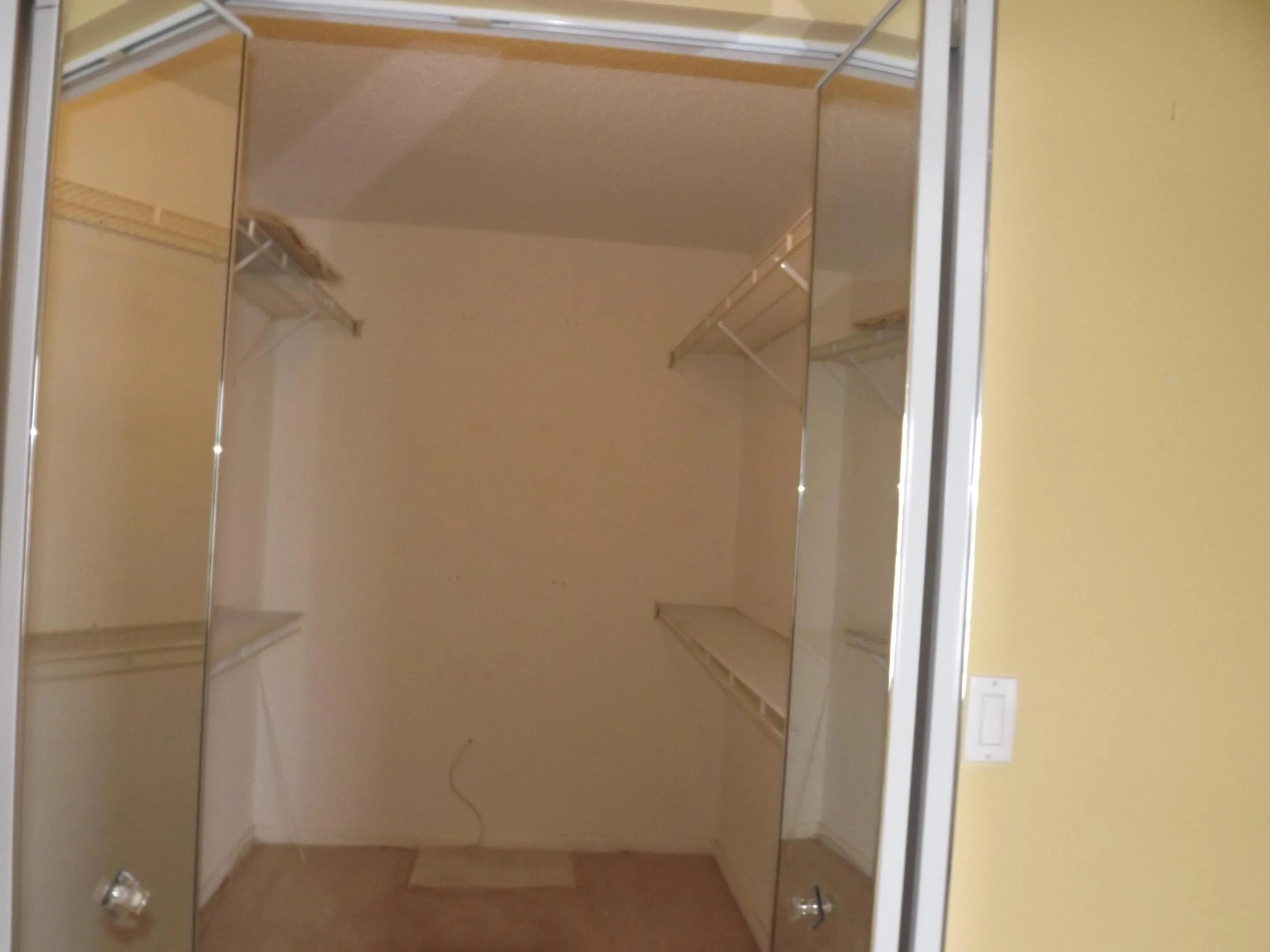 Primary walk in closet