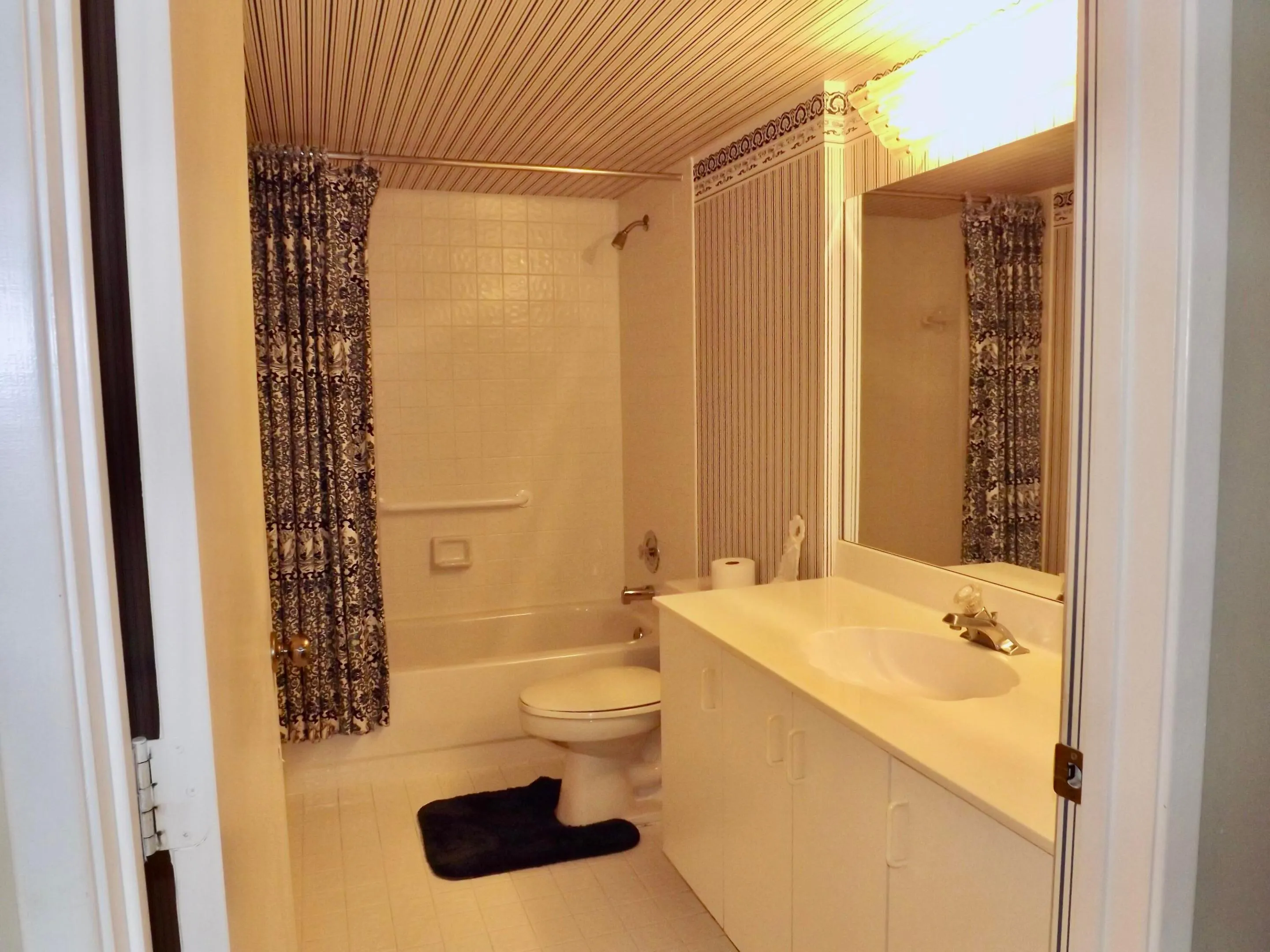 secondary bath tub/shower combo