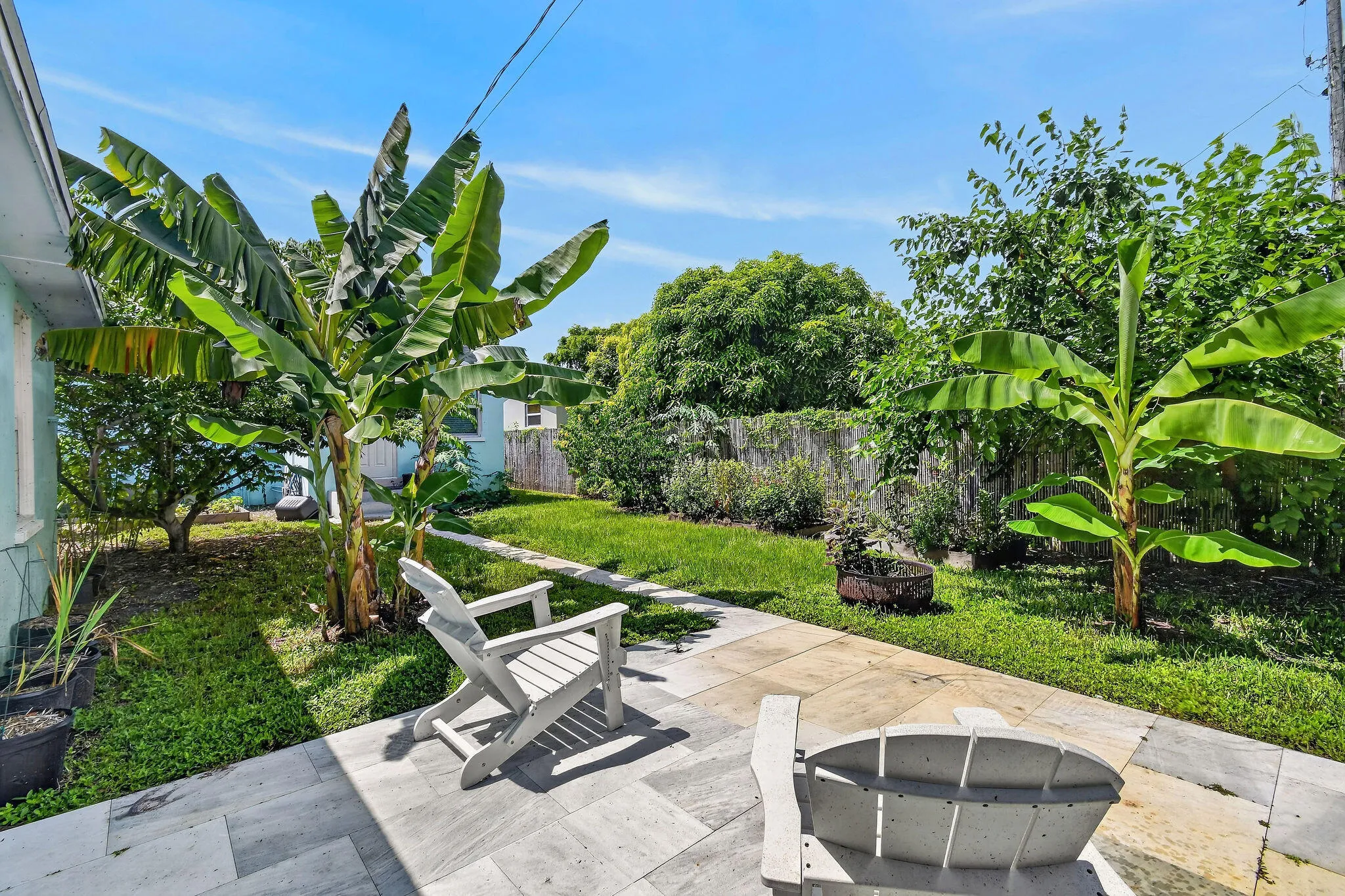 Back Patio Seating Area