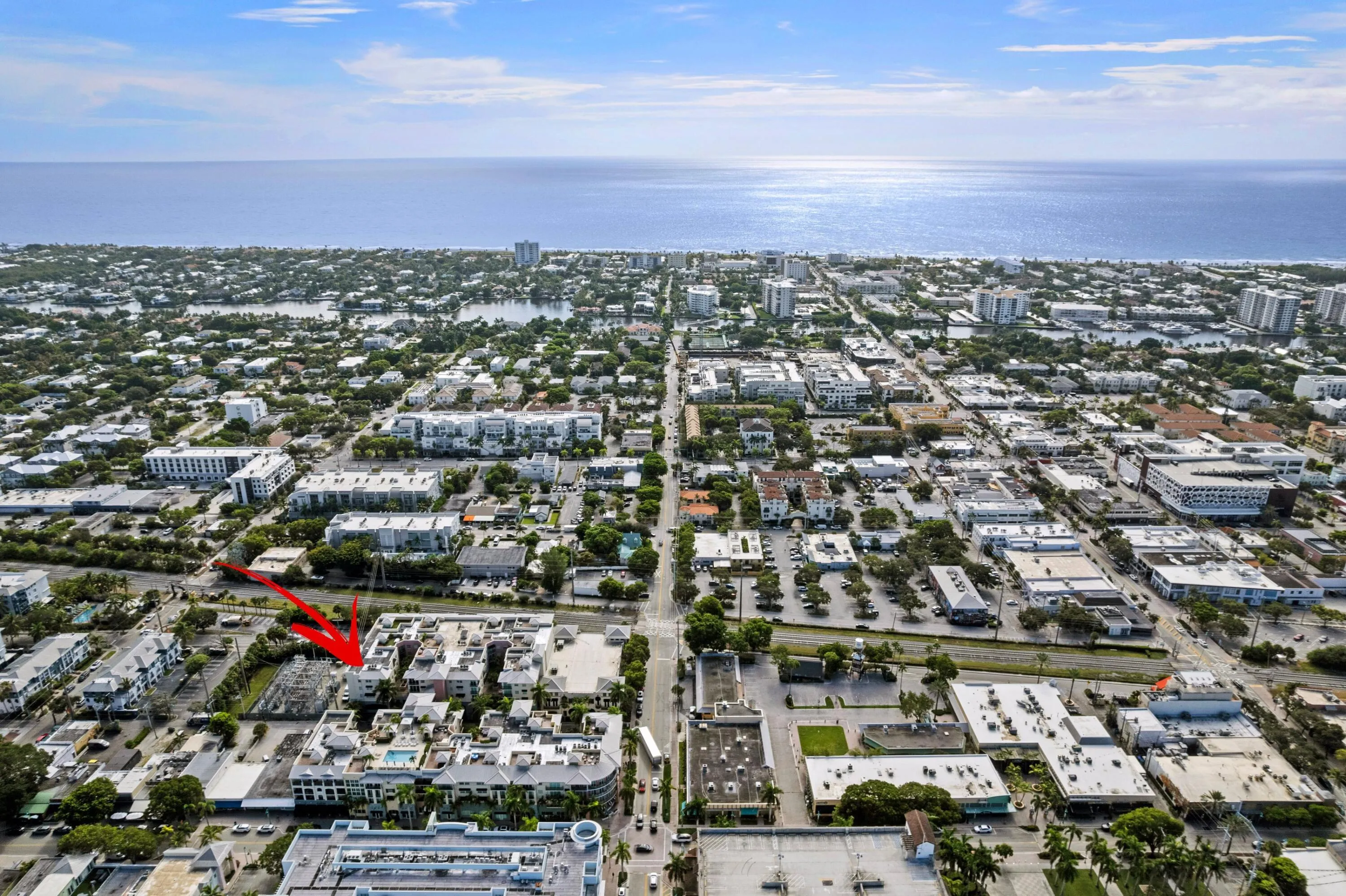 Aerial Neighborhood View
