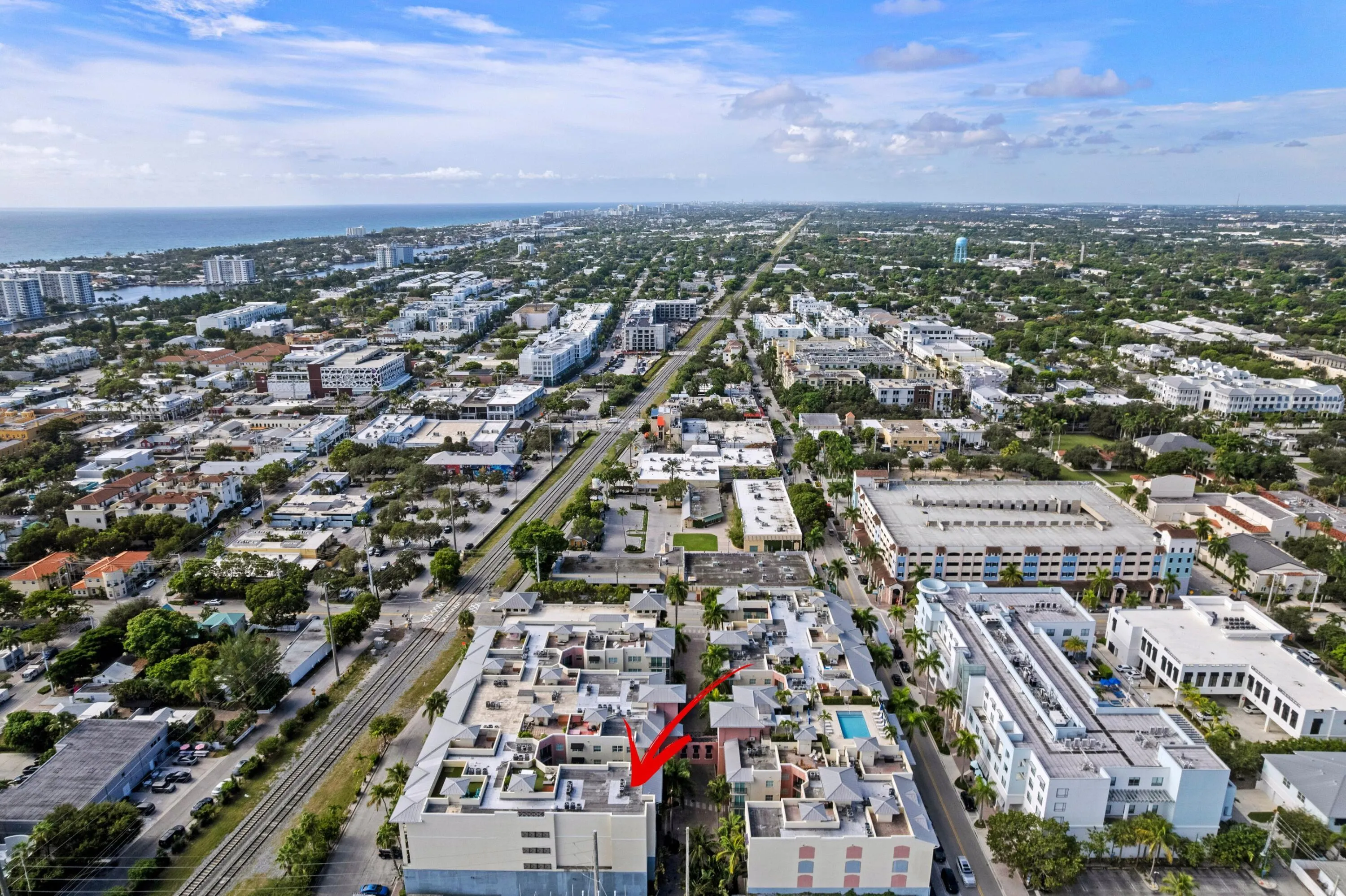Aerial Neighborhood View