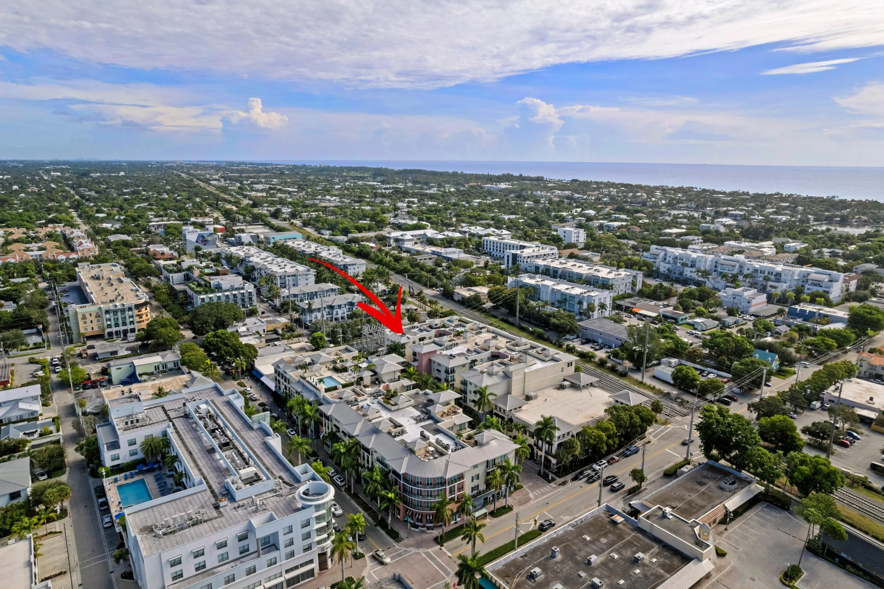 Aerial Neighborhood View