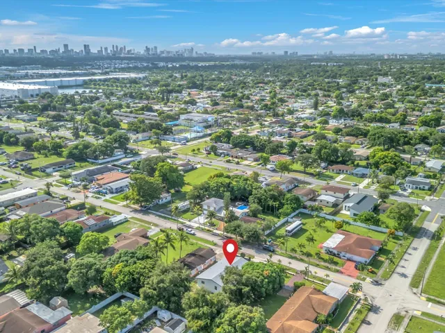 Distant Drone Aerial View