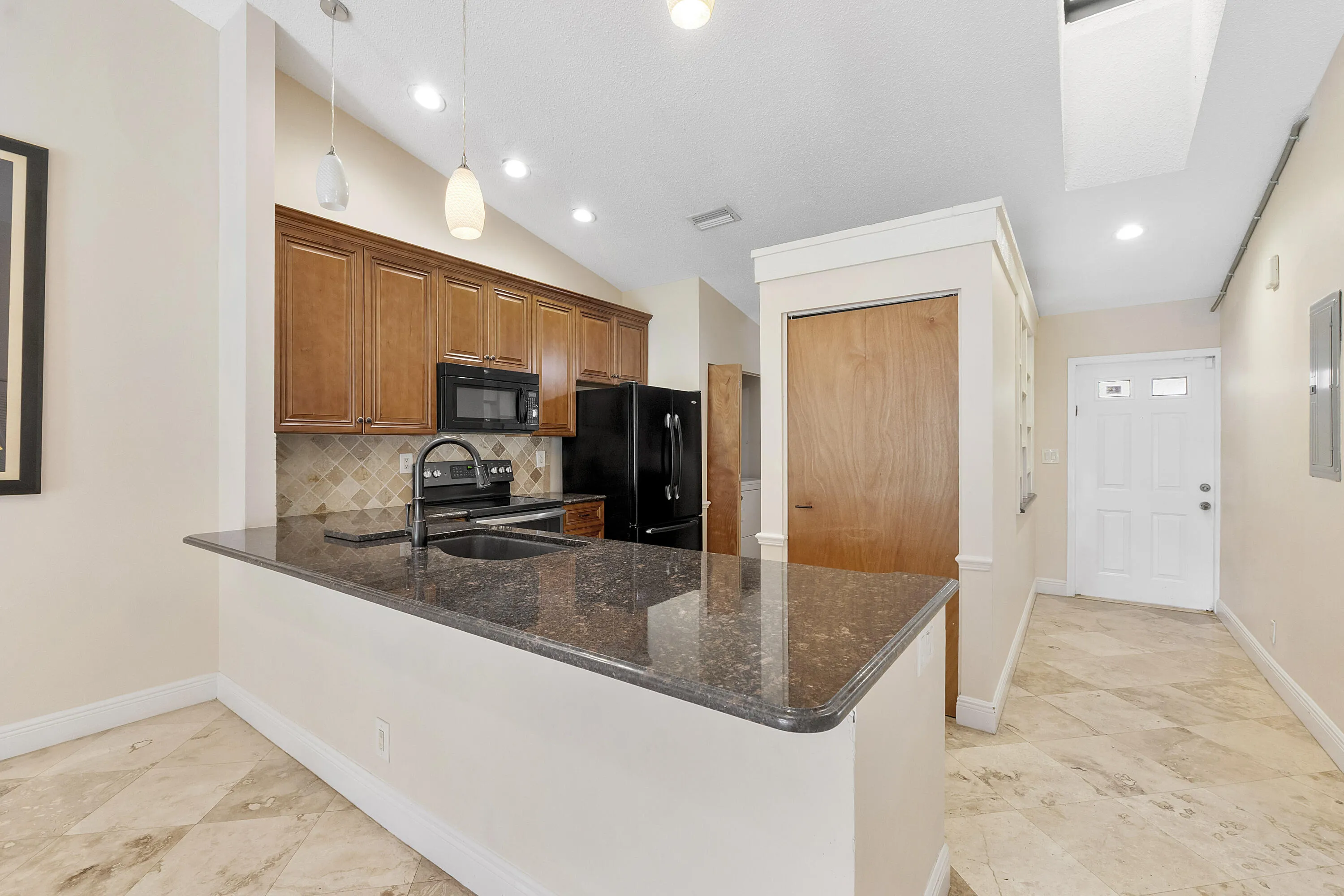 Large open kitchen