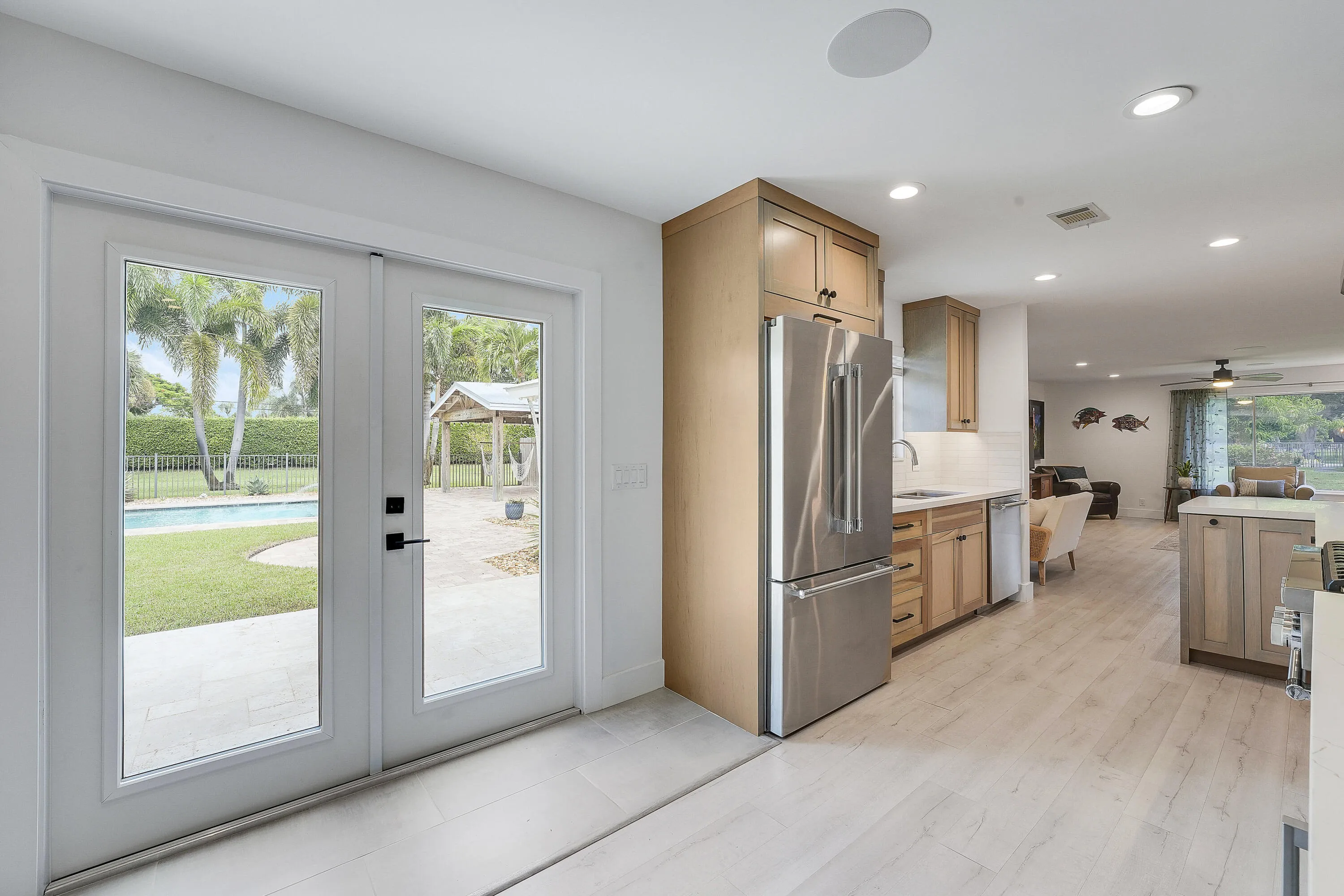 Impact French doors with Thermador Fridge