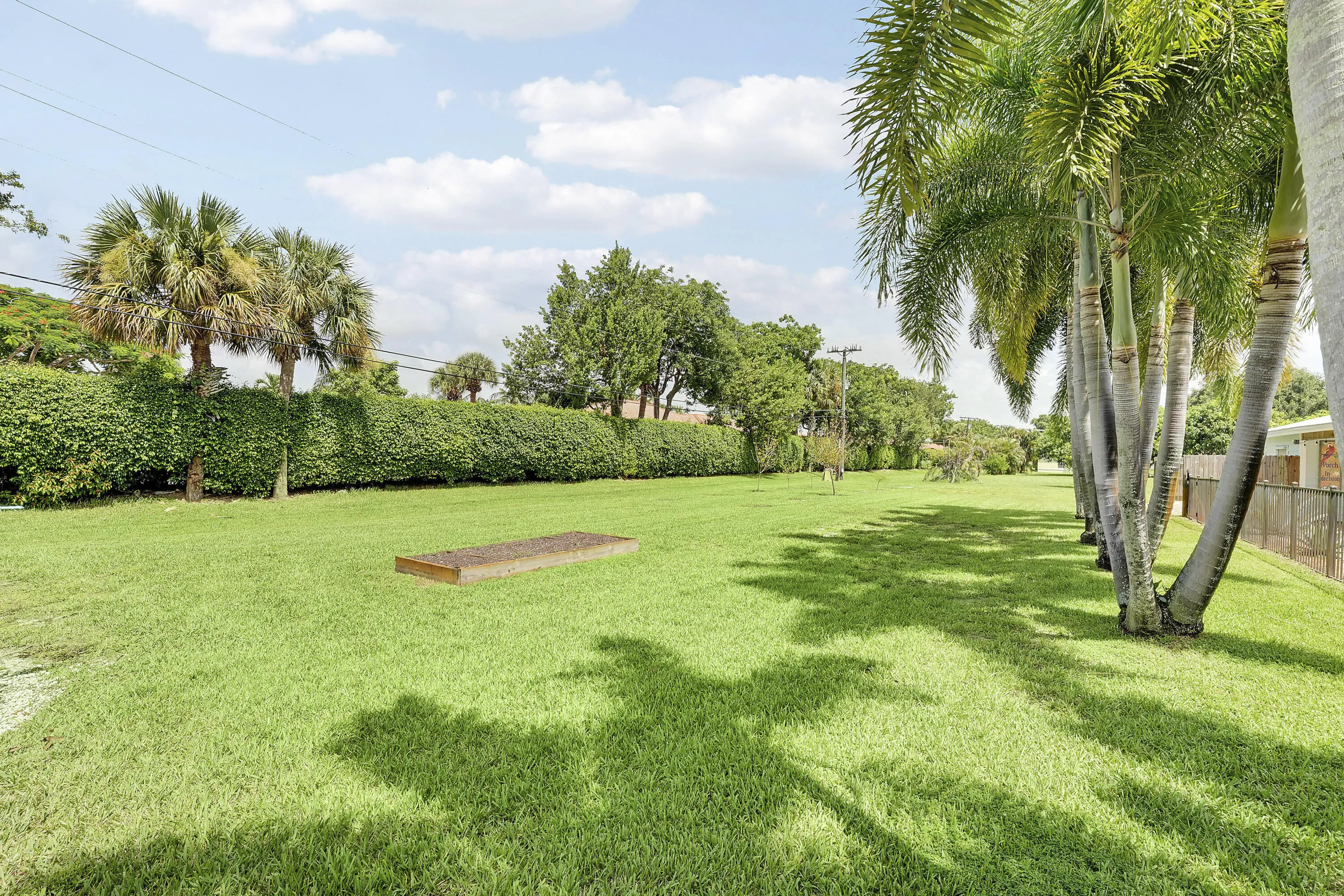 Garden area