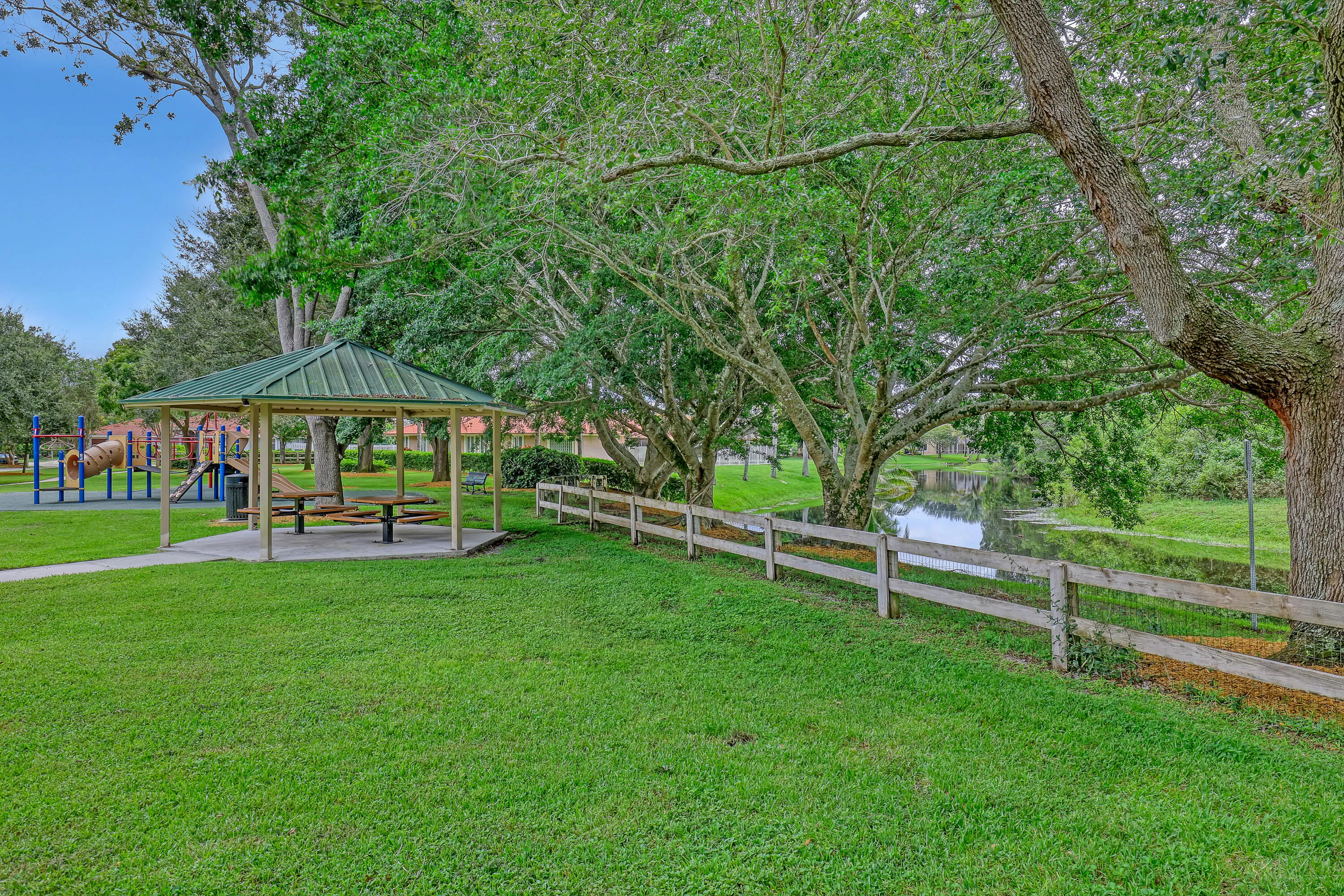Beautiful neighborhood park