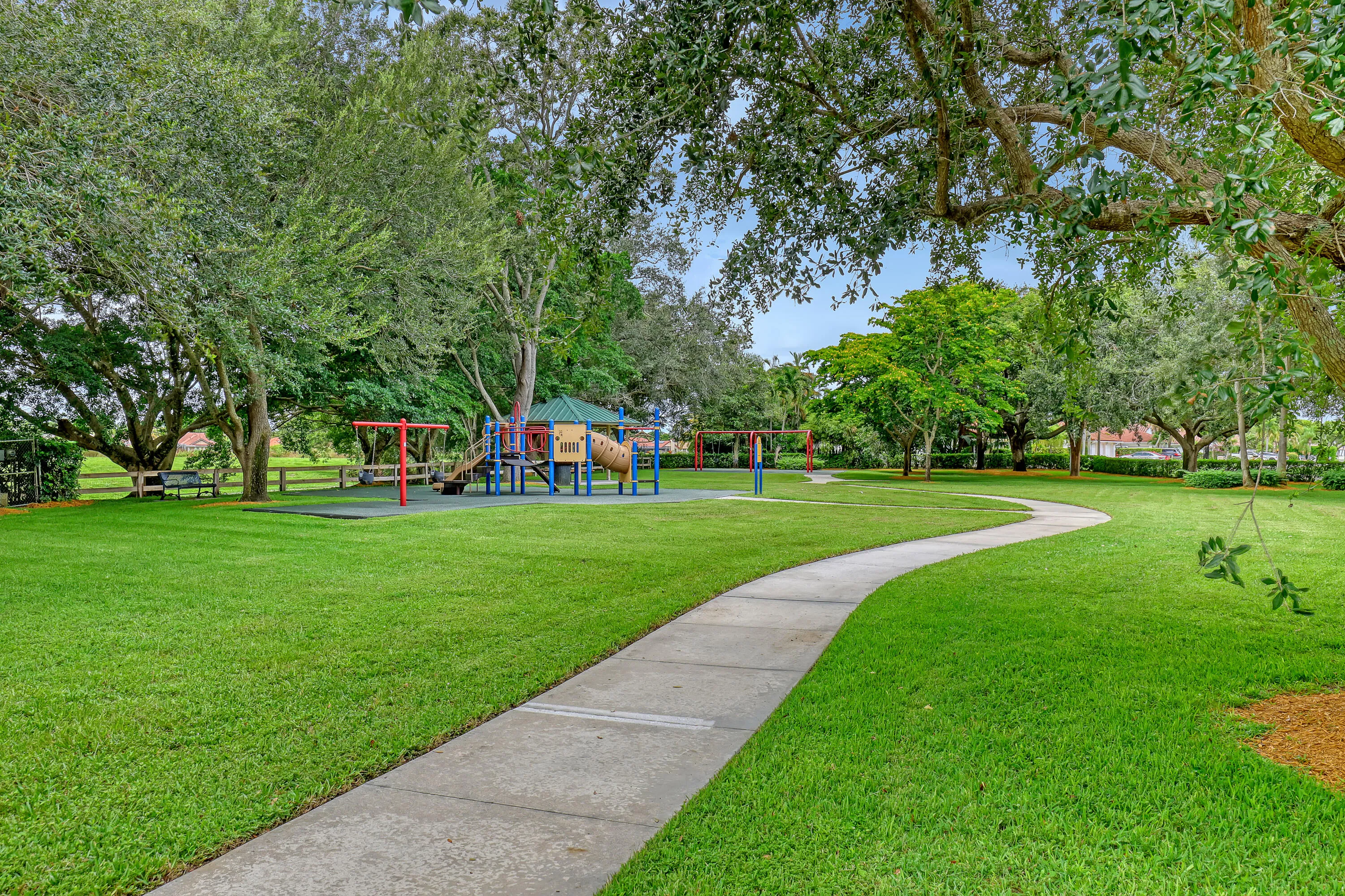 Beautiful neighborhood park