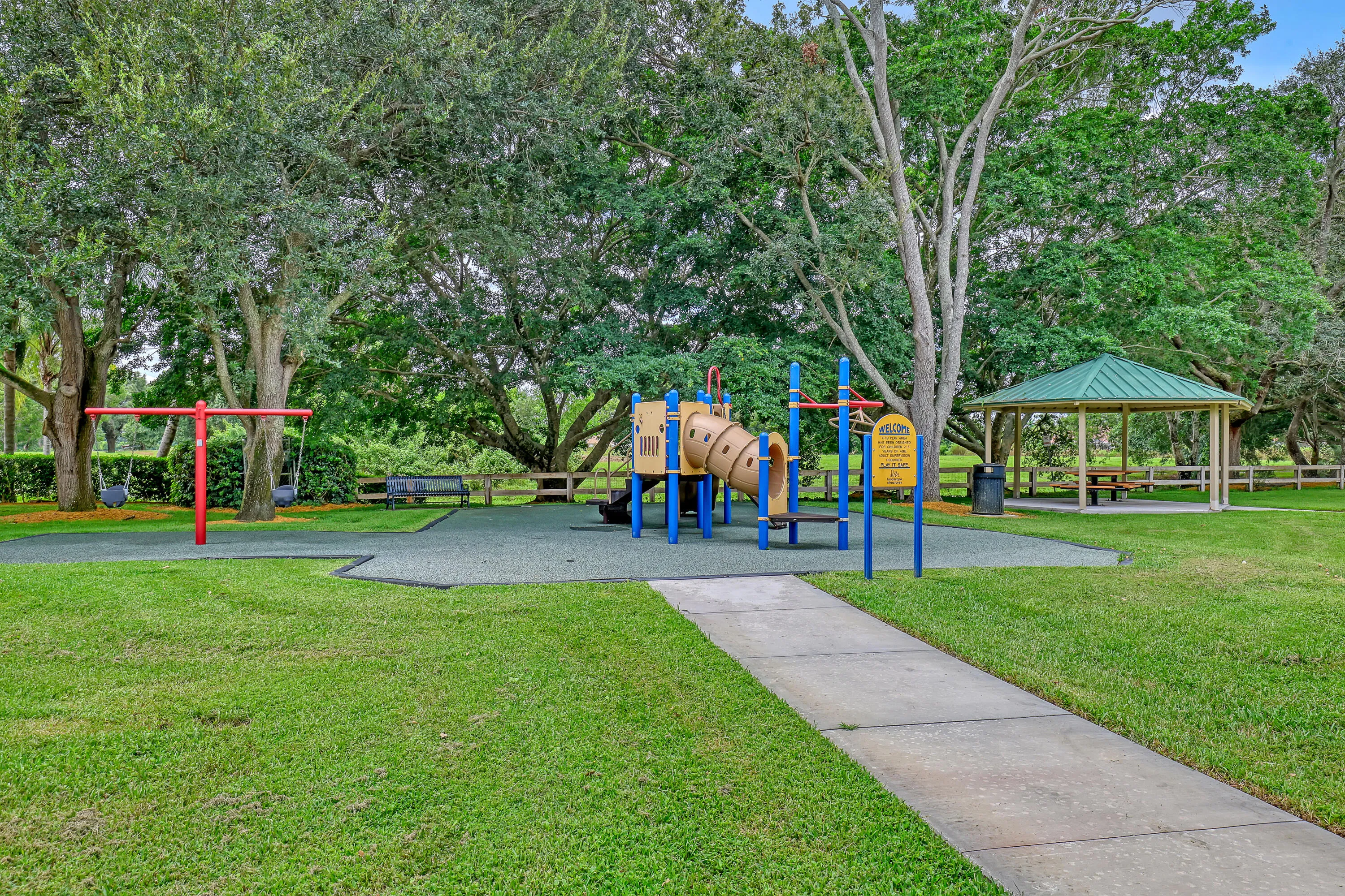 Beautiful neighborhood park