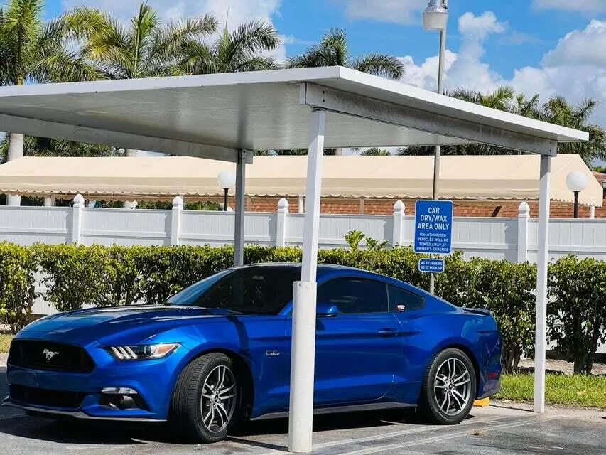 CAR WASH/DRY AREA