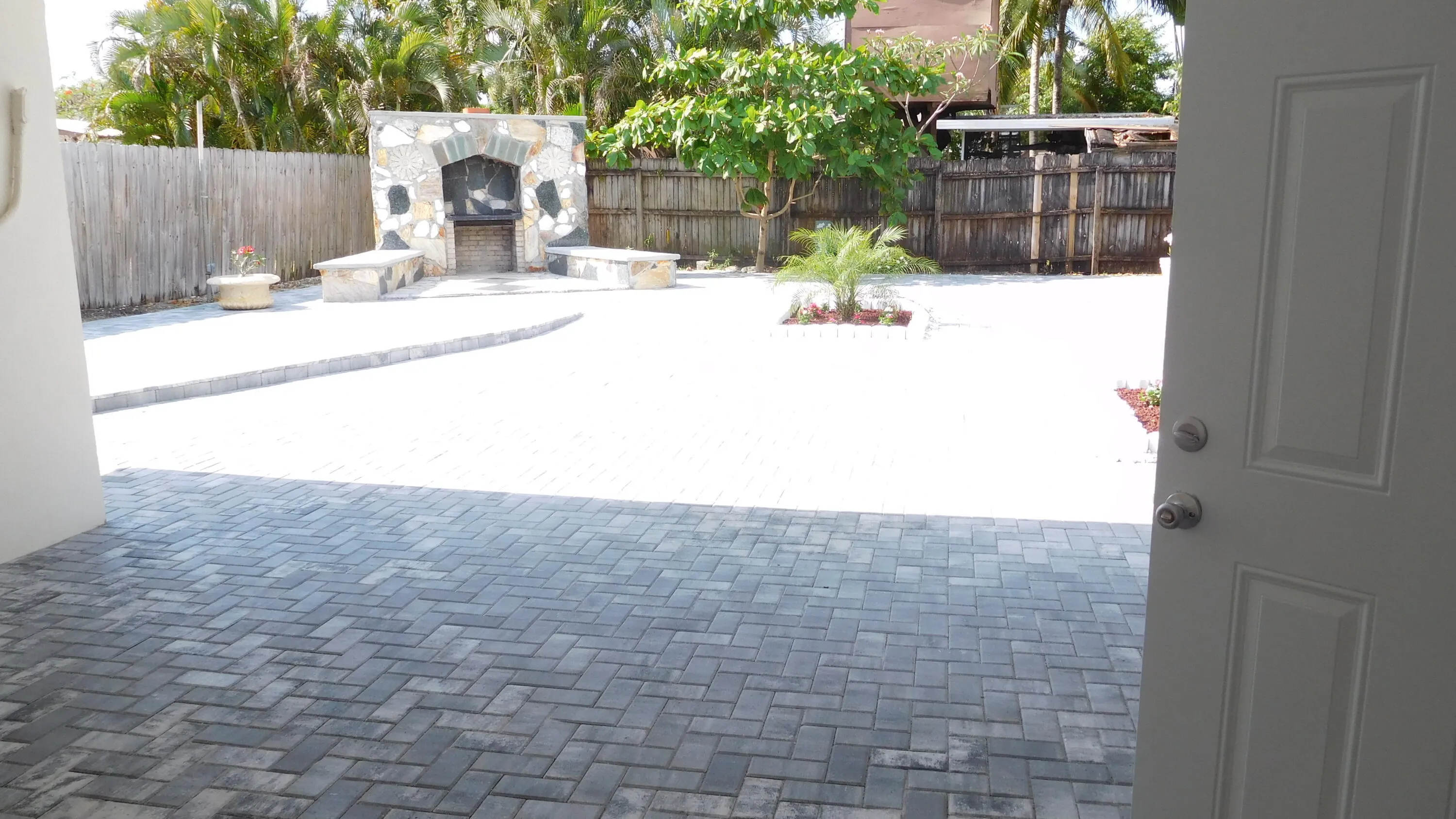 Back open patio