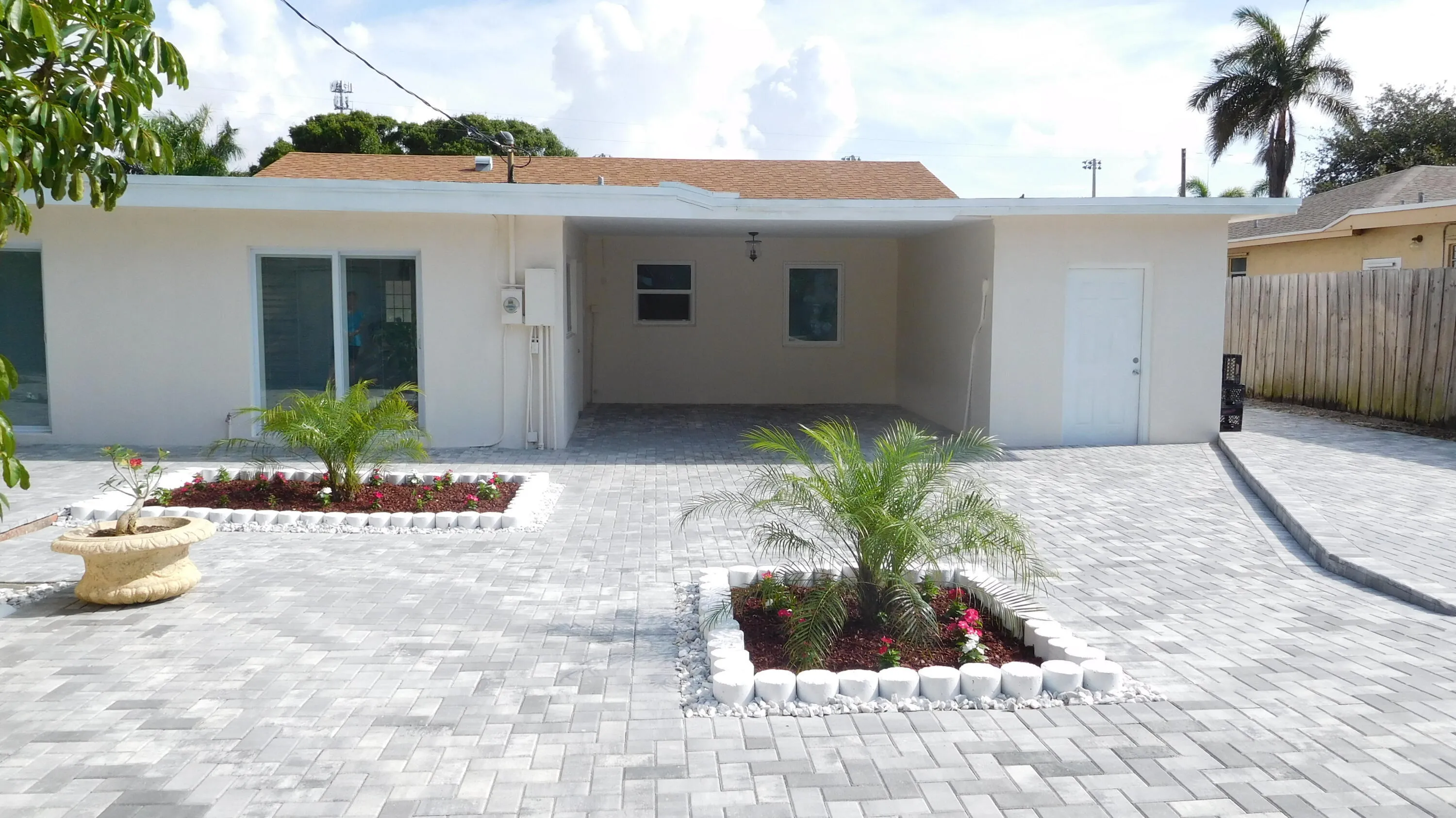 Back exterior