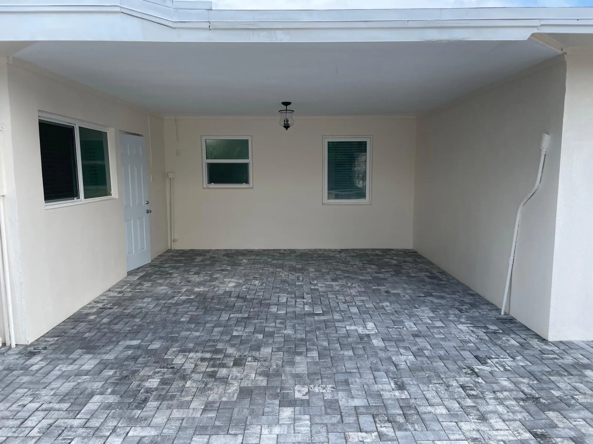 Covered patio