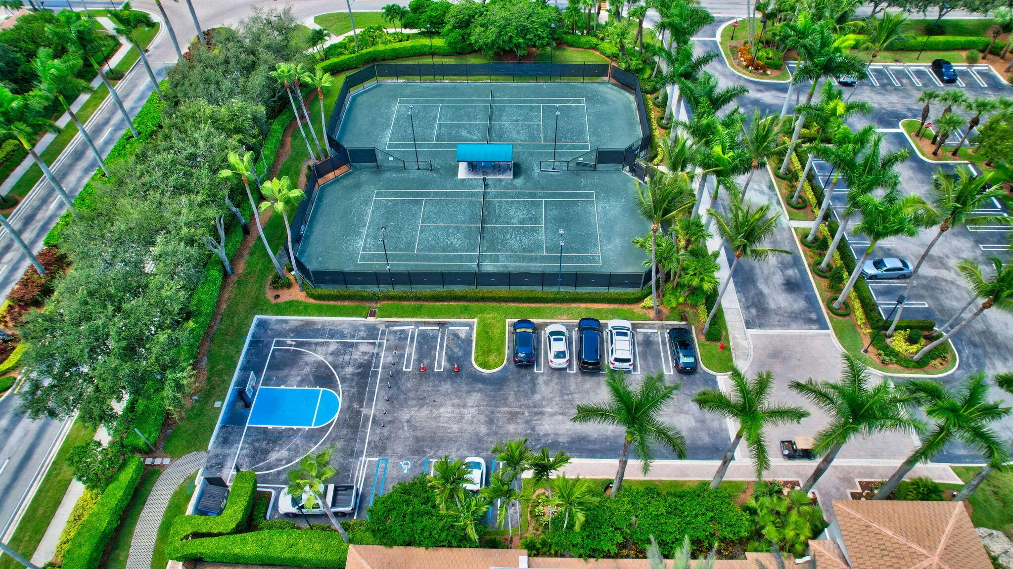 Clubhouse Tennis Courts, Etc.