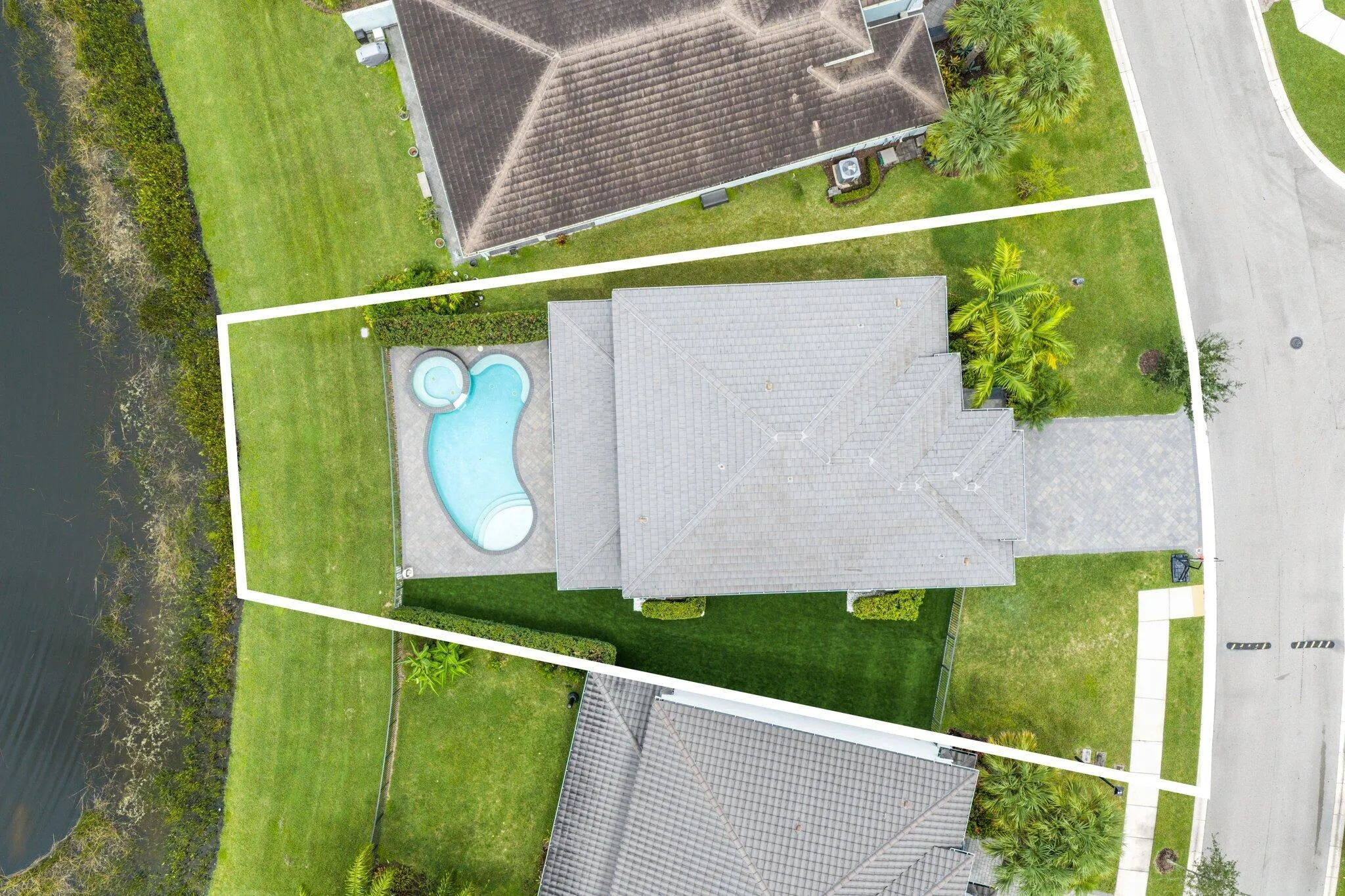 Aerial Lot Over Sized