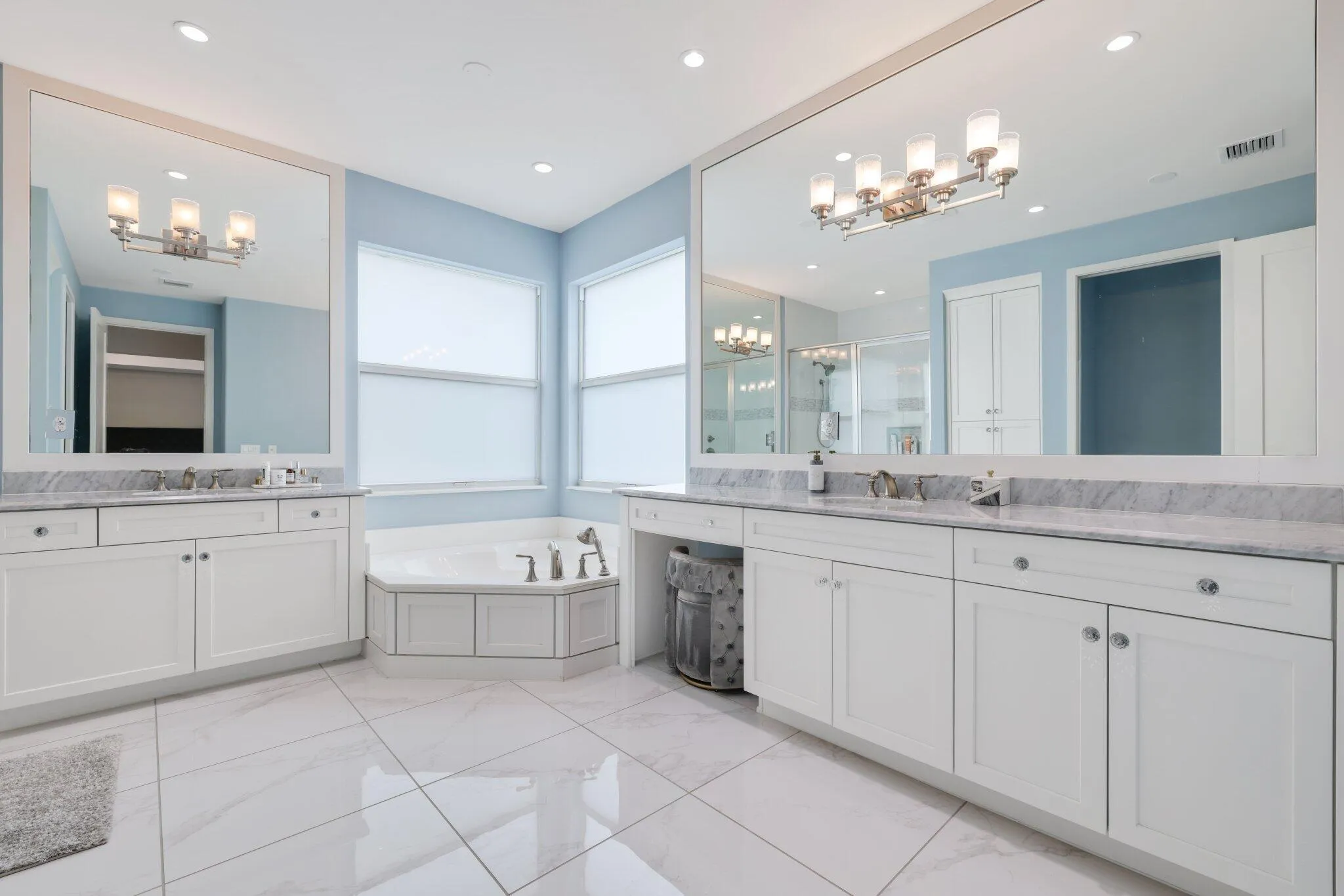 Primary Bathroom Double Vanity