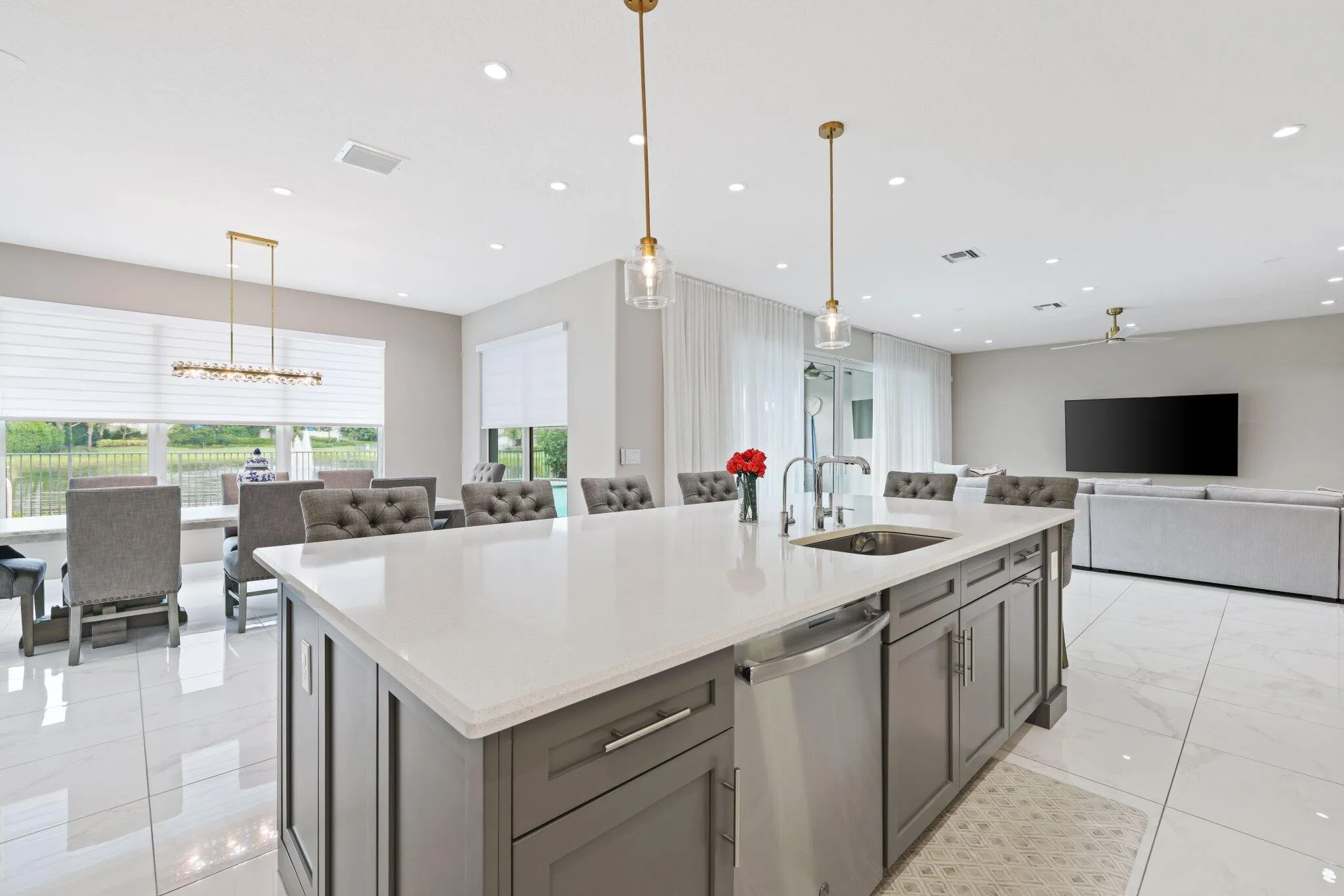 Kitchen/Dining/Living Room - Open Layout