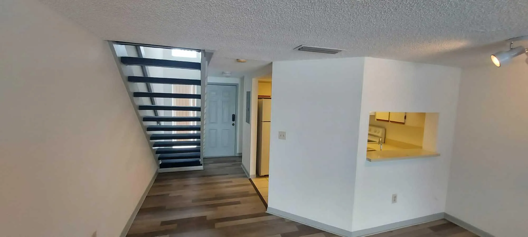 Living room and kitchen