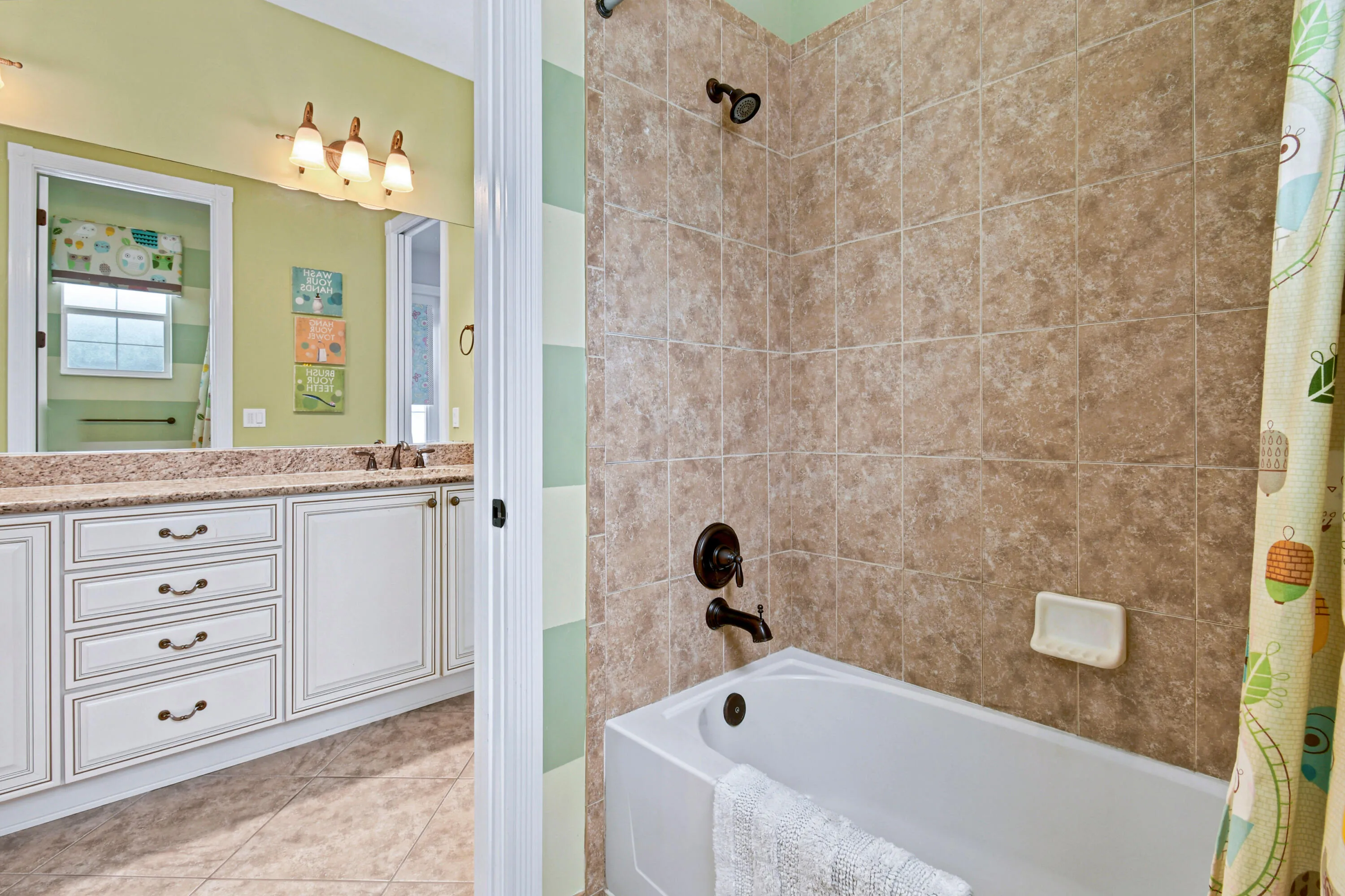 Connecting Bathroom