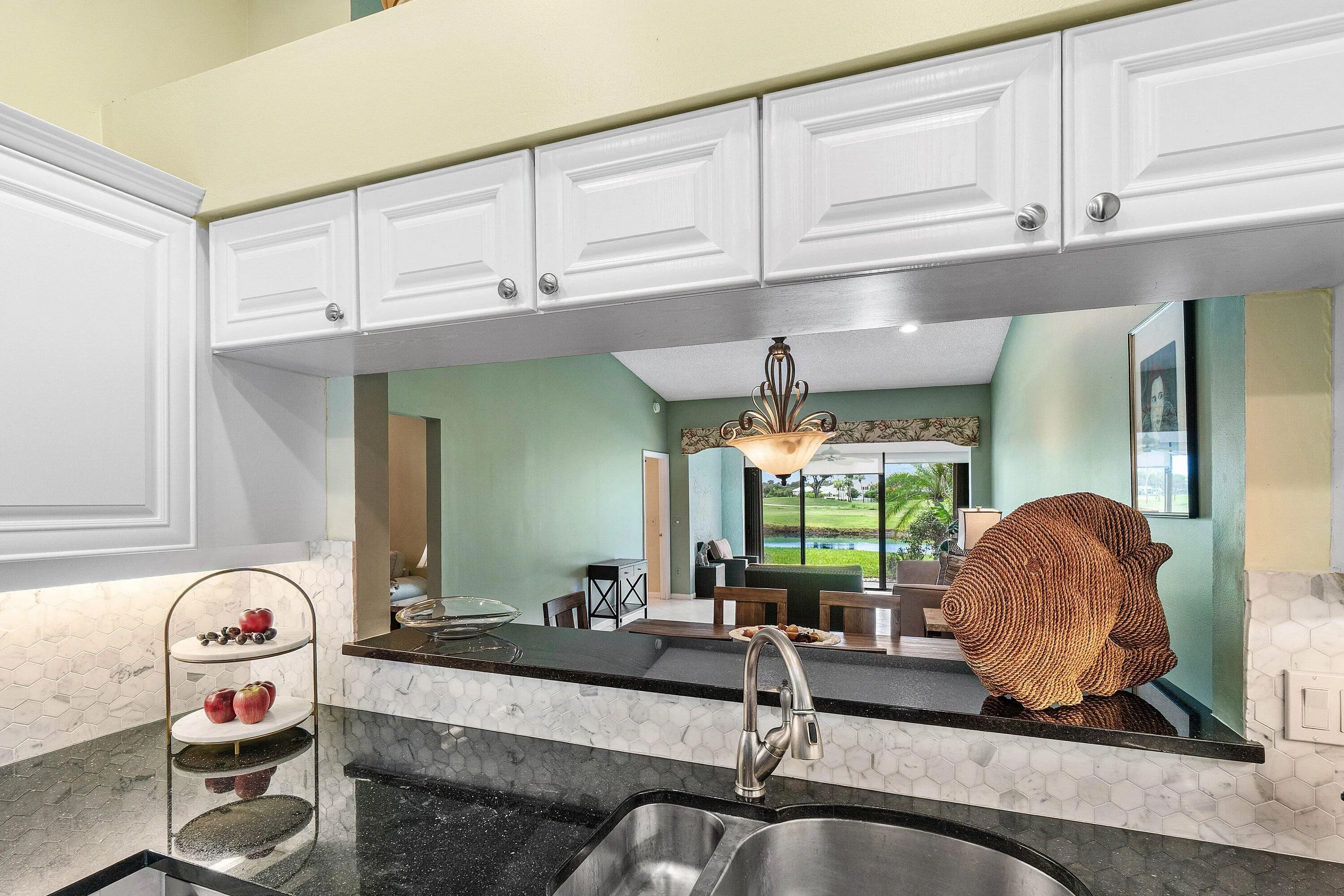 Granite Counters & Double Sinks