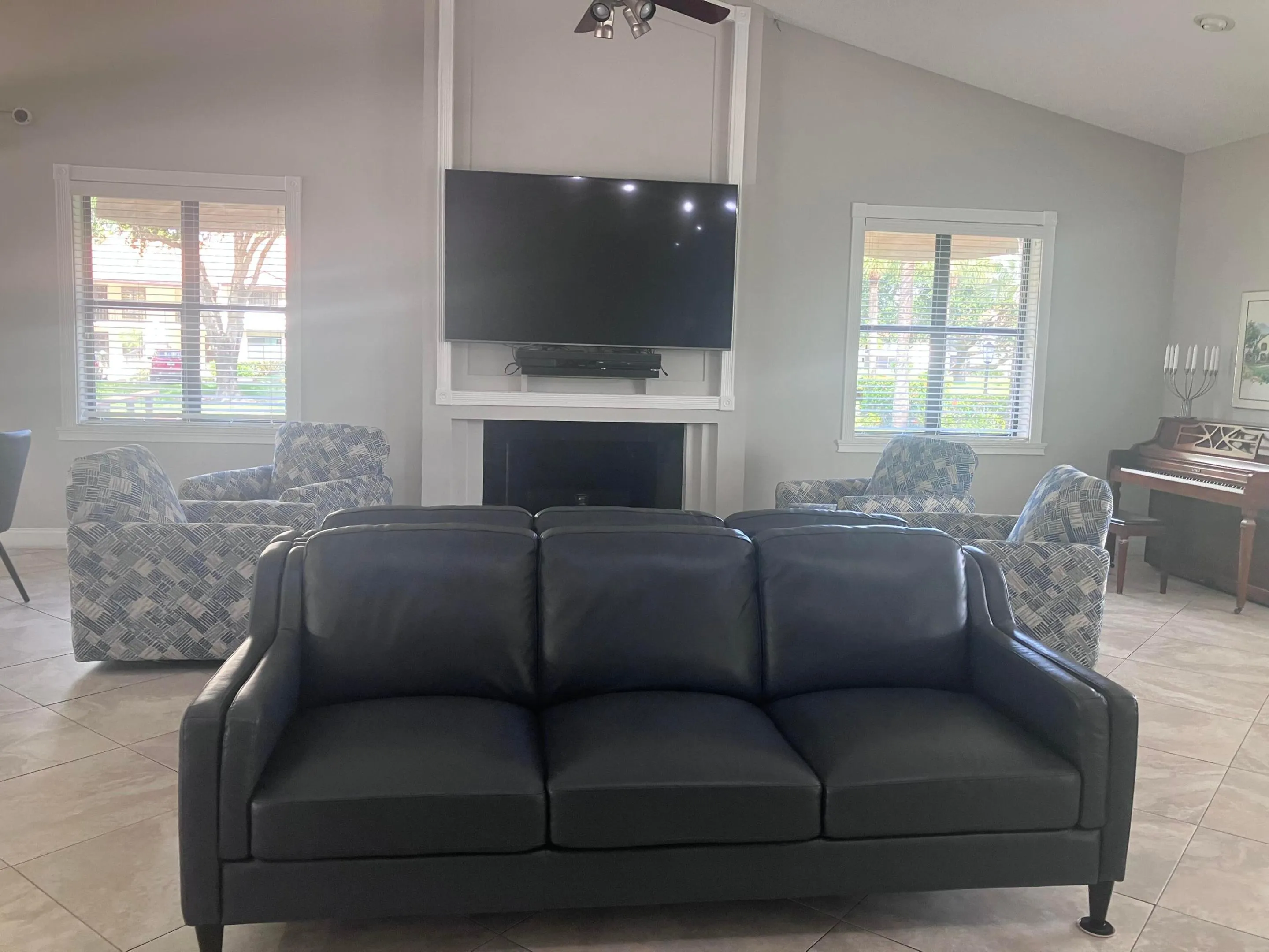 clubhouse sitting area