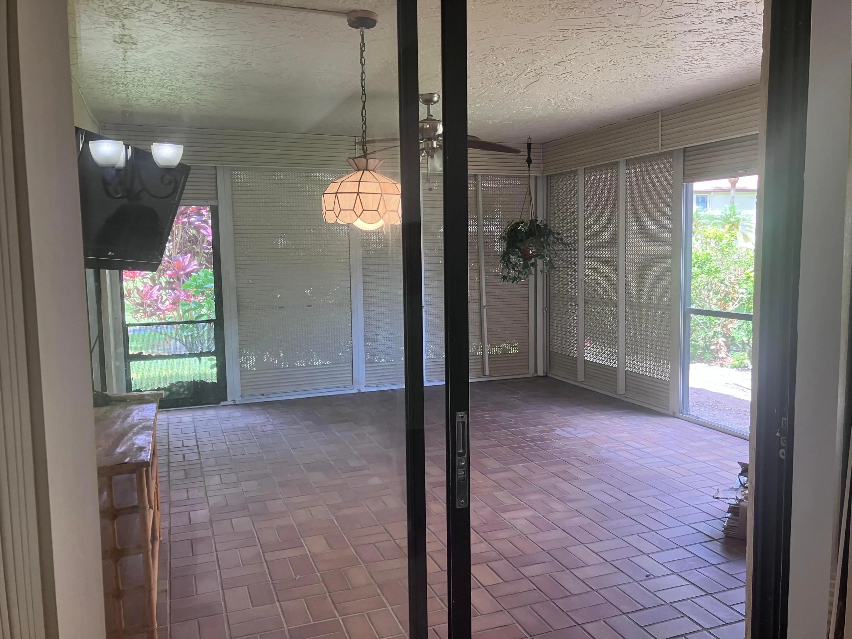 Screened patio
