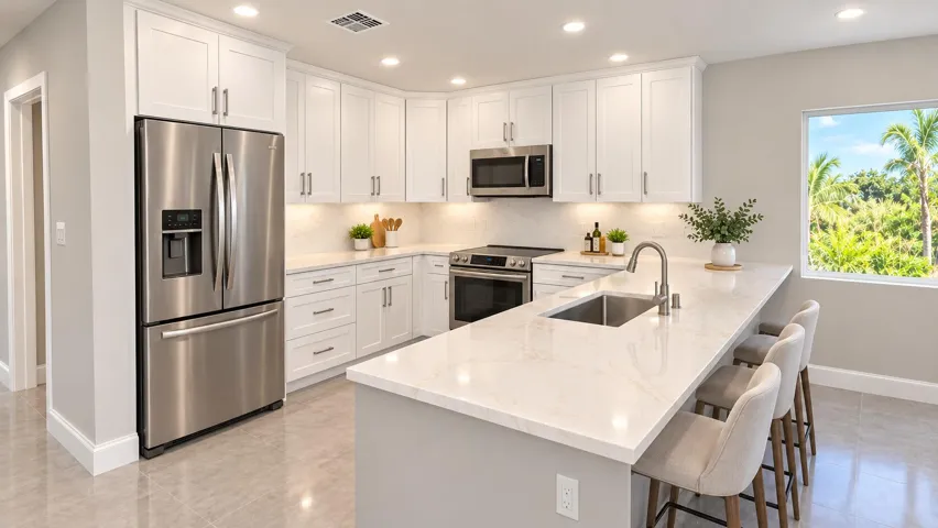 Ai rendering of kitchen